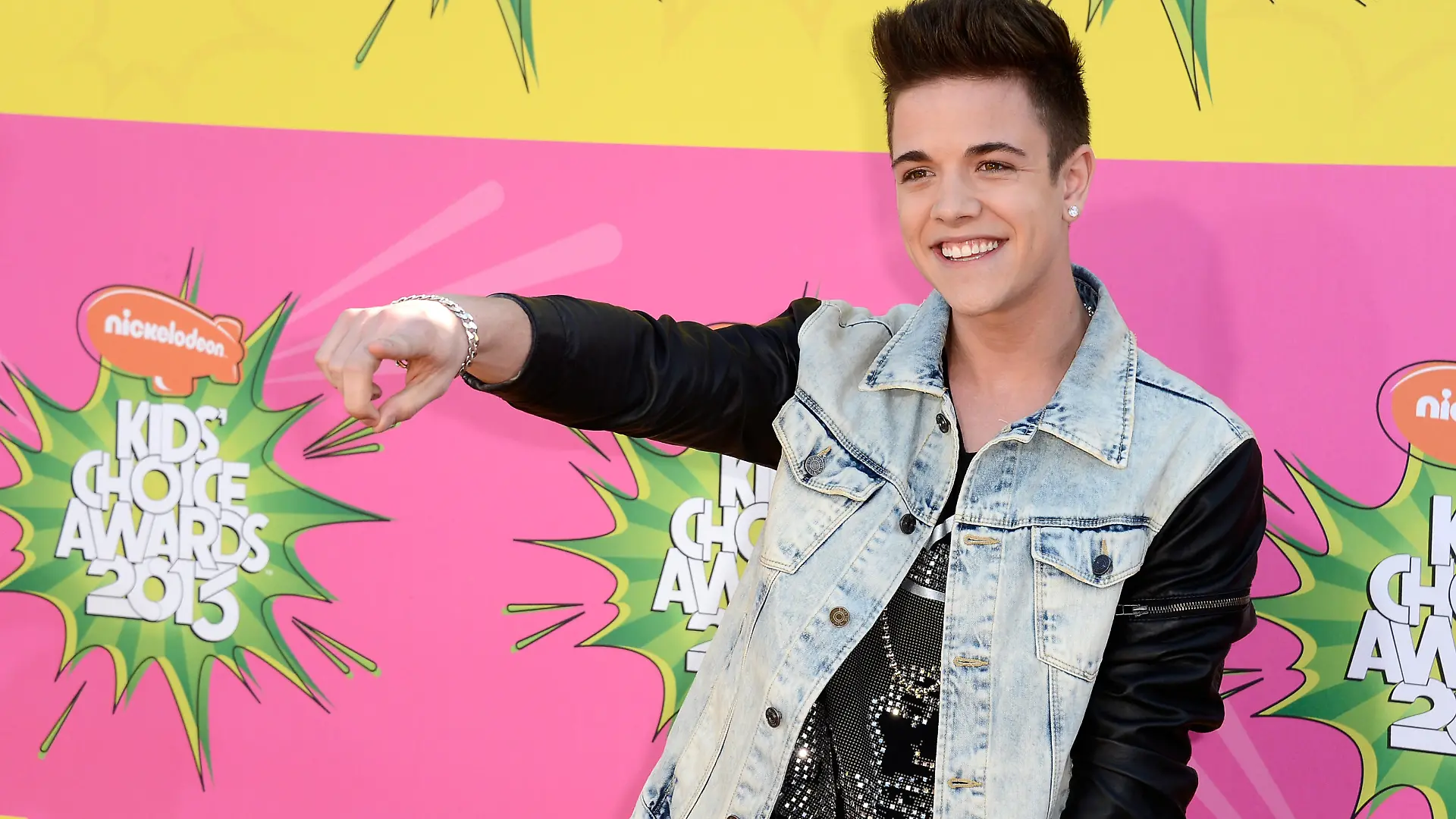 LOS ANGELES, CA - MARCH 23:  Singer Luca Hanni arrives at Nickelodeon's 26th Annual Kids' Choice Awards at USC Galen Center on March 23, 2013 in Los Angeles, California.  (Photo by Frazer Harrison/Getty Images)