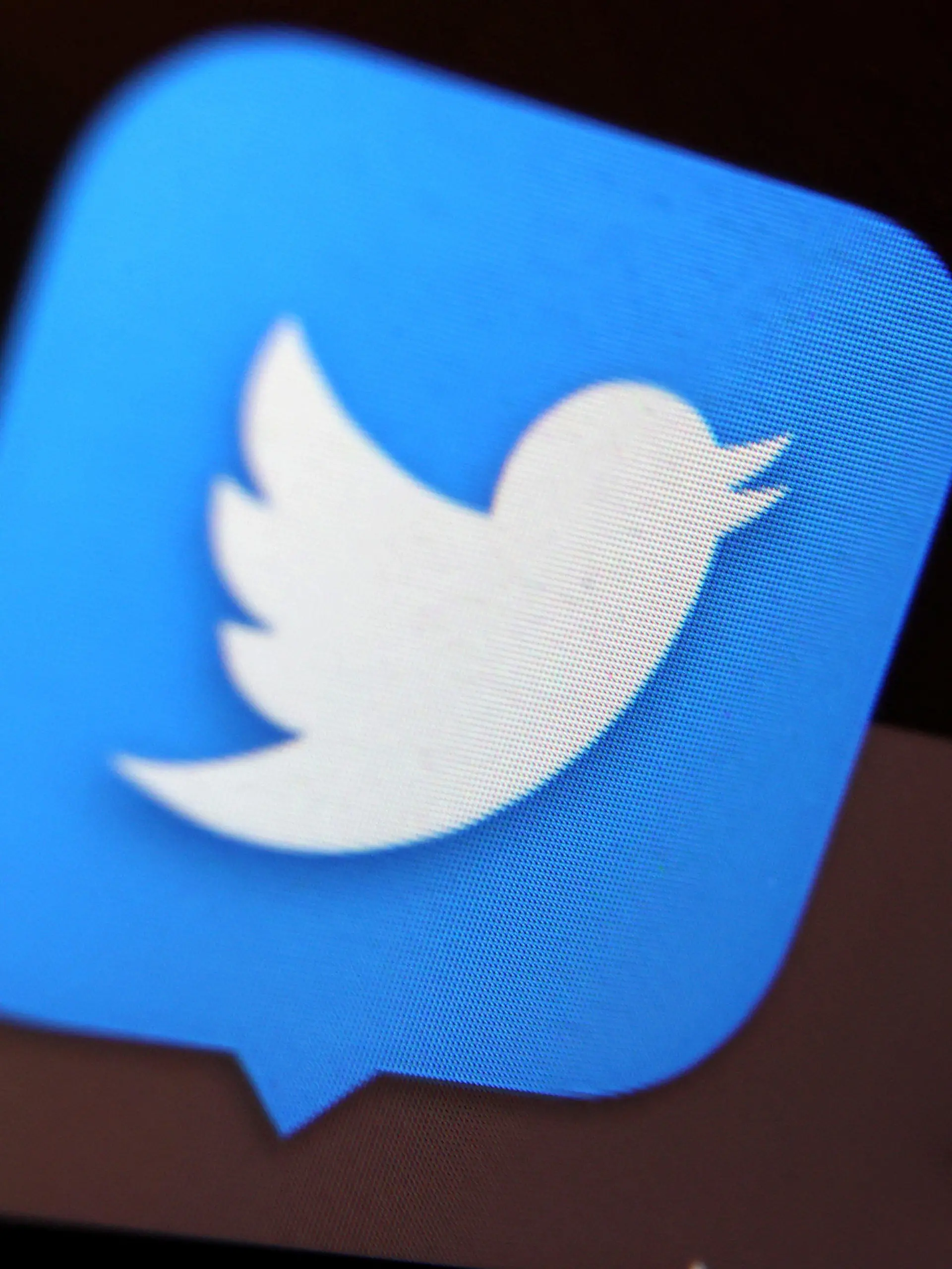 ARCHIV - 26.04.2022, Bayern, Kempten: Das Logo von Twitter auf dem Display eines Laptops. (zu dpa "Neue Abo-Regelung führt zu Fake-Accounts von Promis auf Twitter") Foto: Karl-Josef Hildenbrand/dpa +++ dpa-Bildfunk +++