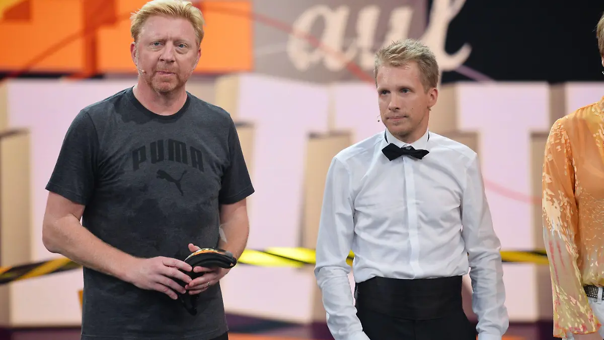 Boris Becker (l.) und Oliver Pocher.