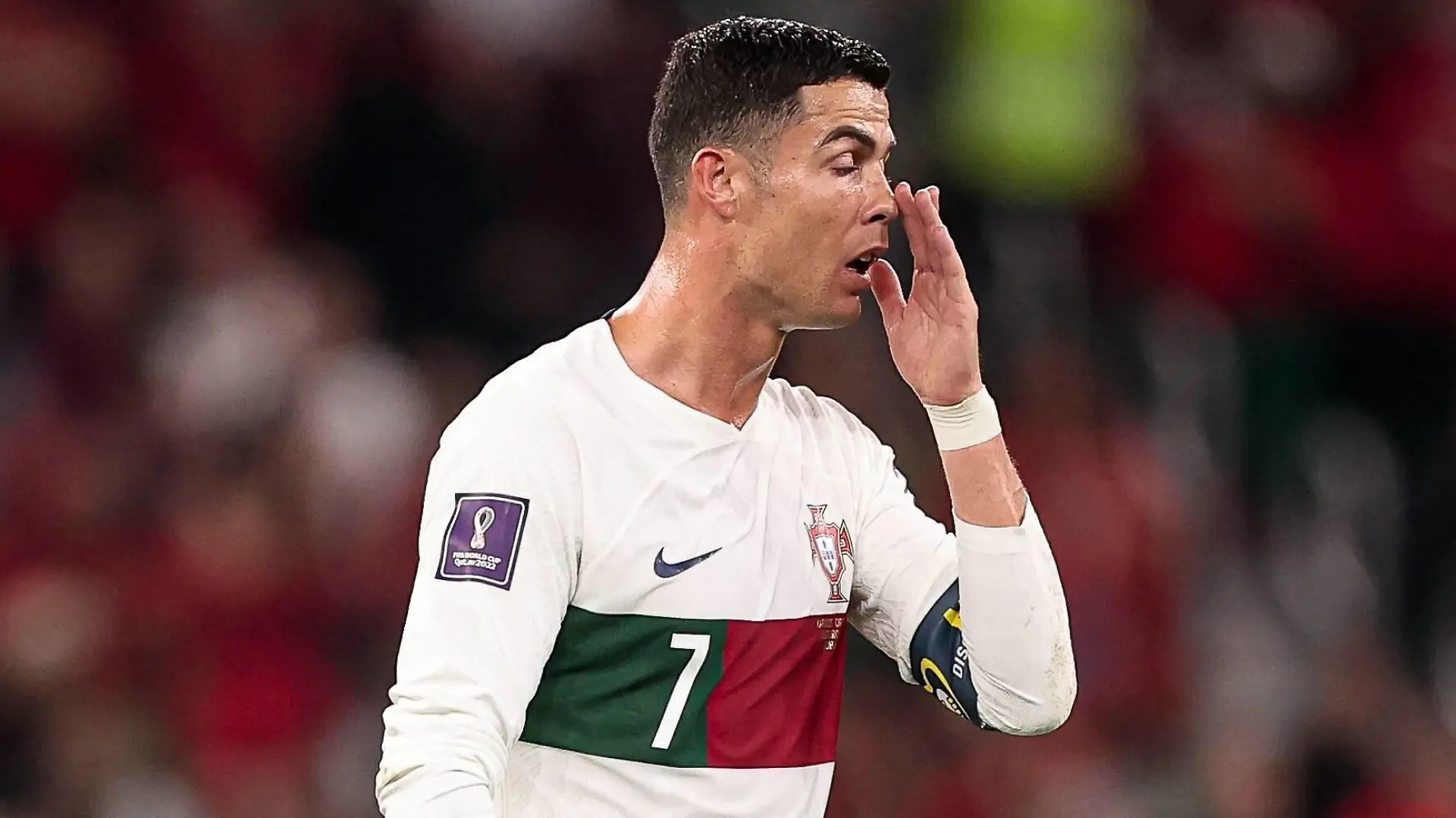 RECORD DATE NOT STATED December 10, 2022. - Doha, Qatar. - Al Thumama Stadium. FIFA World Cup, WM, Weltmeisterschaft, Fussball 2022. Round of 8. Portugal v Morocco. In photo: Cristiano Ronaldo DmitryxGolubovich 