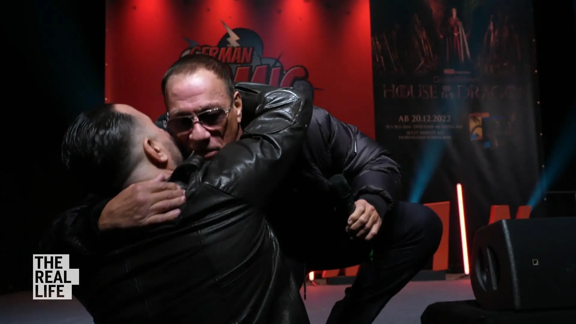 Cosimo und Jean-Claude Van Damme