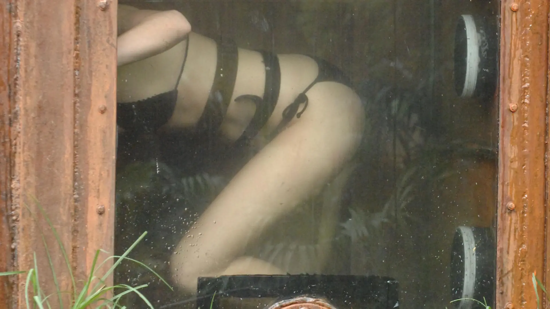 Tag 16 - Dschungelprüfung 16, Teil 1 - Claudelle Deckert, "Nervenstärke": Claudelle Deckert muss im 'Großen Finale' zu ihrer letzten Dschungelprüfung. Auf dem Grund von zwei Wassertanks mit Aalen, Schlammkrabben, Wasserspinnen und Flusskrebsen kann sie insgesamt bis zu fünf Sterne finden. # Foto: RTL / Stefan Menne

Verwendung der Bilder für Online-Medien ausschließlich mit folgender Verlinkung: "Alle Infos zu "Ich bin ein Star - Holt mich hier raus!" im Special bei RTL.de: http://www.rtl.de/cms/sendungen/ich-bin-ein-star.html

NUR ZUR EINMALIGEN VERÖFFENTLICHUNG ! KEINE WEITERGABE AN DRITTE ! 
KEINE VERWENDUNG NACH DEM 10.02.2013 !! KEINE ARCHIVIERUNG !

Suchbegriff: Dschungelcamp *** Local Caption *** Verwendung der Bilder für Online-Medien ausschließlich mit folgender Verlinkung: "Alle Infos zu "Ich bin ein Star - Holt mich hier raus!" im Special bei RTL.de: http://www.rtl.de/cms/sendungen/ich-bin-ein-star.html

NUR ZUR EINMALIGEN VERÖFFENTLICHUNG ! KEINE WEITERGABE AN DRITTE ! 
KEINE VERWENDUNG NACH DEM 10.02.2013 !! KEINE ARCHIVIERUNG !

Suchbegriff: Dschungelcamp