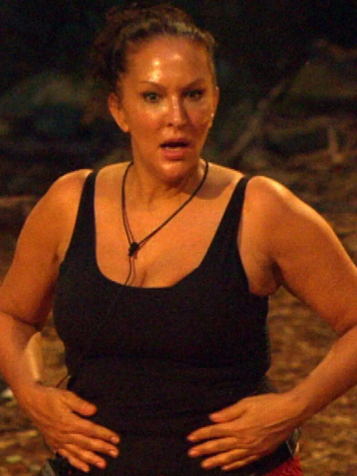 Tag 10 im Camp - Allegra Curtis ist wütend über die Bemerkung von Iris. "Hör auf so über meinen Bauch zu reden! Ich nehme das so persönlich. Warum bin ich immer dein Beispiel. Das ist die Hälfte Bauch, den ich vorher hatte. Aber ich lasse nichts absaugen.Verwendung der Bilder für Online-Medien ausschließlich mit folgender Verlinkung: "Alle Infos zu "Ich bin ein Star - Holt mich hier raus!" im Special bei RTL.de: http://www.rtl.de/cms/sendungen/ich-bin-ein-star.htmlNUR ZUR EINMALIGEN VERÖFFENTLICHUNG ! KEINE WEITERGABE AN DRITTE ! KEINE VERWENDUNG NACH DEM 10.02.2013 !! KEINE ARCHIVIERUNG !Suchbegriff: Dschungelcamp