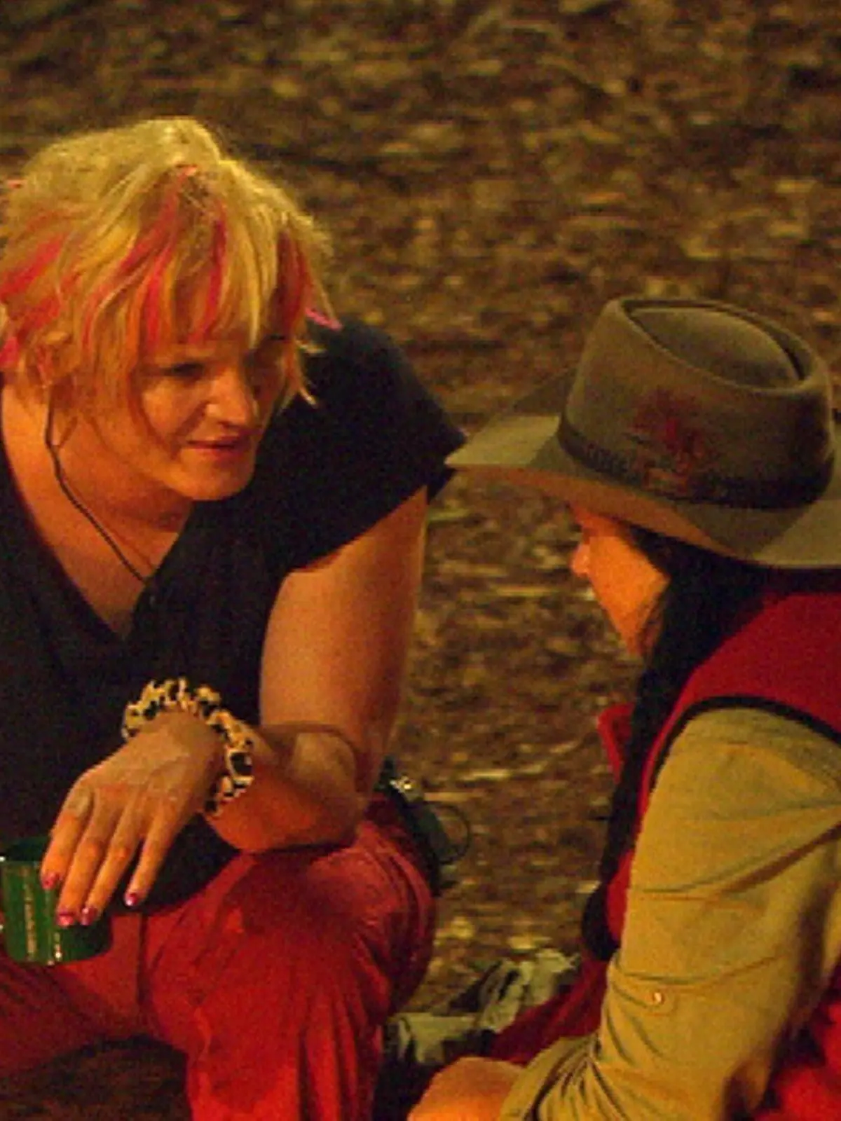 Tag 7 im Camp - Olivia Jones (l.) und Iris Klein halten Nachtwache. Die beiden lästern was das Zeug hält und schmieden Dschungel-Allianzen.

Verwendung der Bilder für Online-Medien ausschließlich mit folgender Verlinkung: "Alle Infos zu "Ich bin ein Star - Holt mich hier raus!" im Special bei RTL.de: http://www.rtl.de/cms/sendungen/ich-bin-ein-star.html

NUR ZUR EINMALIGEN VERÖFFENTLICHUNG ! KEINE WEITERGABE AN DRITTE ! 
KEINE VERWENDUNG NACH DEM 10.02.2013 !! KEINE ARCHIVIERUNG !

Suchbegriff: Dschungelcamp *** Local Caption *** Verwendung der Bilder für Online-Medien ausschließlich mit folgender Verlinkung: "Alle Infos zu "Ich bin ein Star - Holt mich hier raus!" im Special bei RTL.de: http://www.rtl.de/cms/sendungen/ich-bin-ein-star.html

NUR ZUR EINMALIGEN VERÖFFENTLICHUNG ! KEINE WEITERGABE AN DRITTE ! 
KEINE VERWENDUNG NACH DEM 10.02.2013!! KEINE ARCHIVIERUNG !