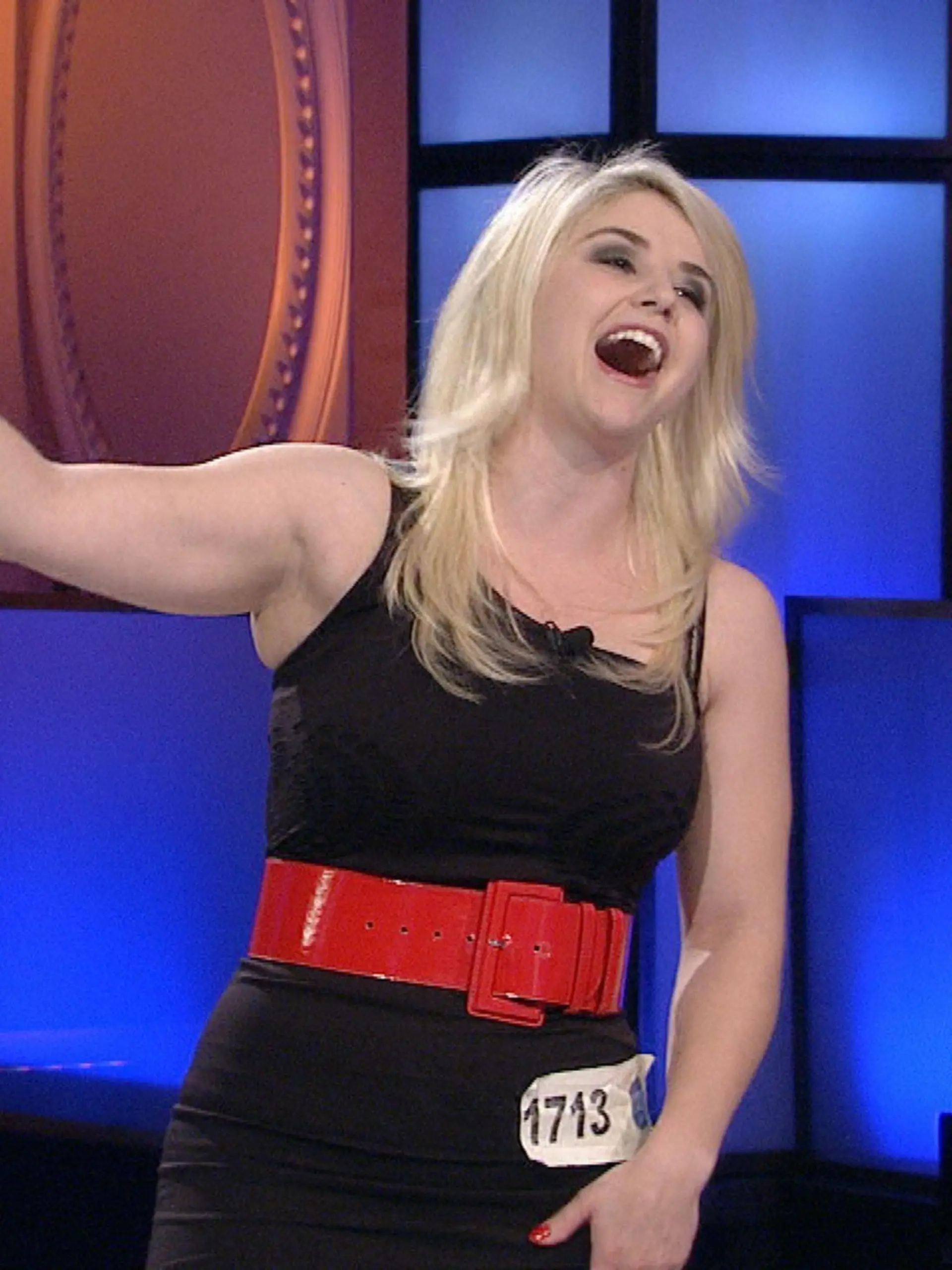 Beatrice Egli singt beim Casting einen Schlager von Helene Fischer.
