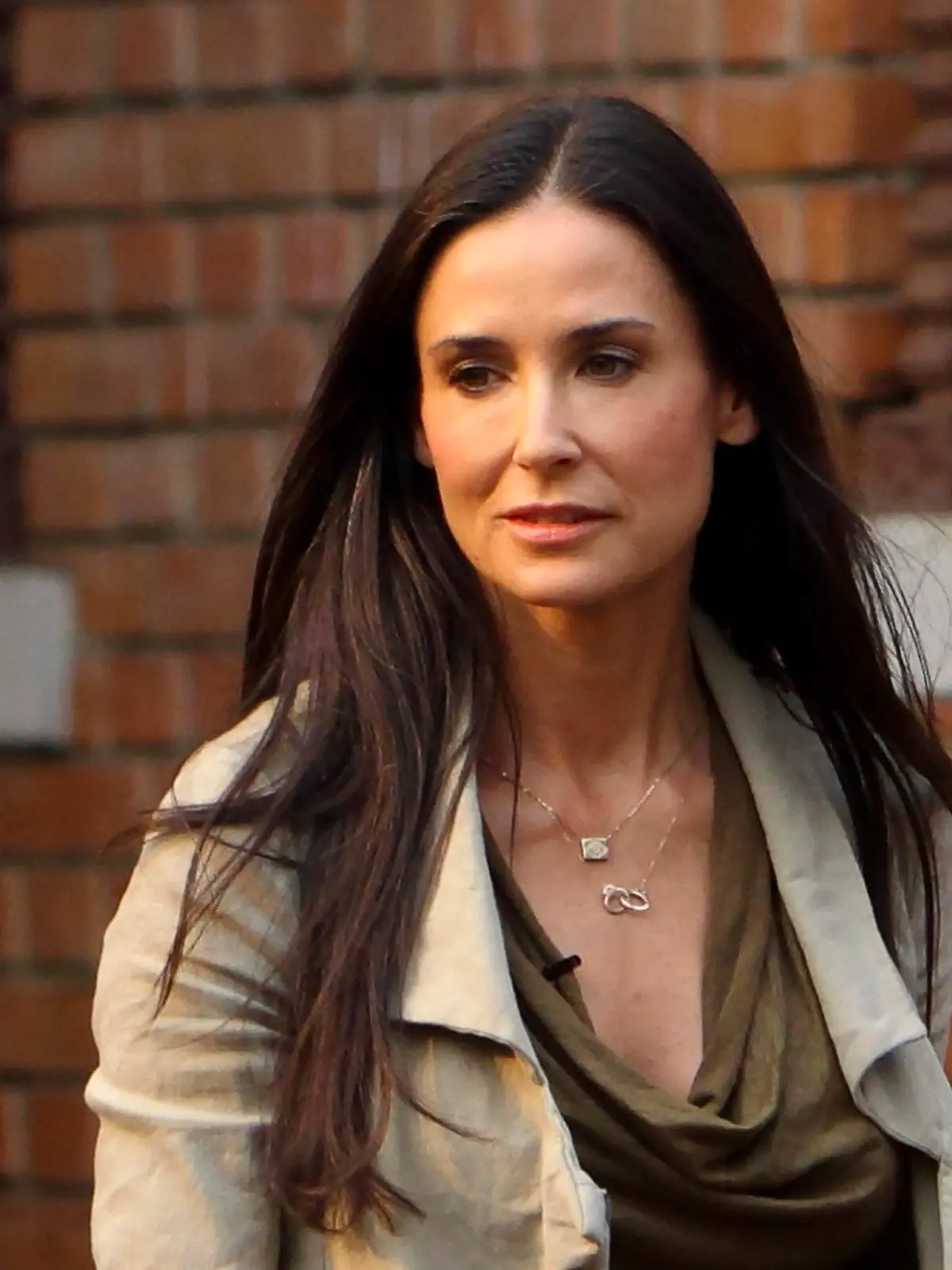 Actress Demi Moore arrives for a news conference organized at Maiti Nepal in Kathmandu in this April 7, 2011 file photo. Moore suffered convulsions and seemed only semi-conscious after smoking an undisclosed substance before being rushed to hospital earlier this week, according to the tape of a  medical emergency call released on January 27, 2012.   REUTERS/Navesh Chitrakar/Files  (NEPAL - Tags: ENTERTAINMENT SOCIETY PROFILE HEALTH)