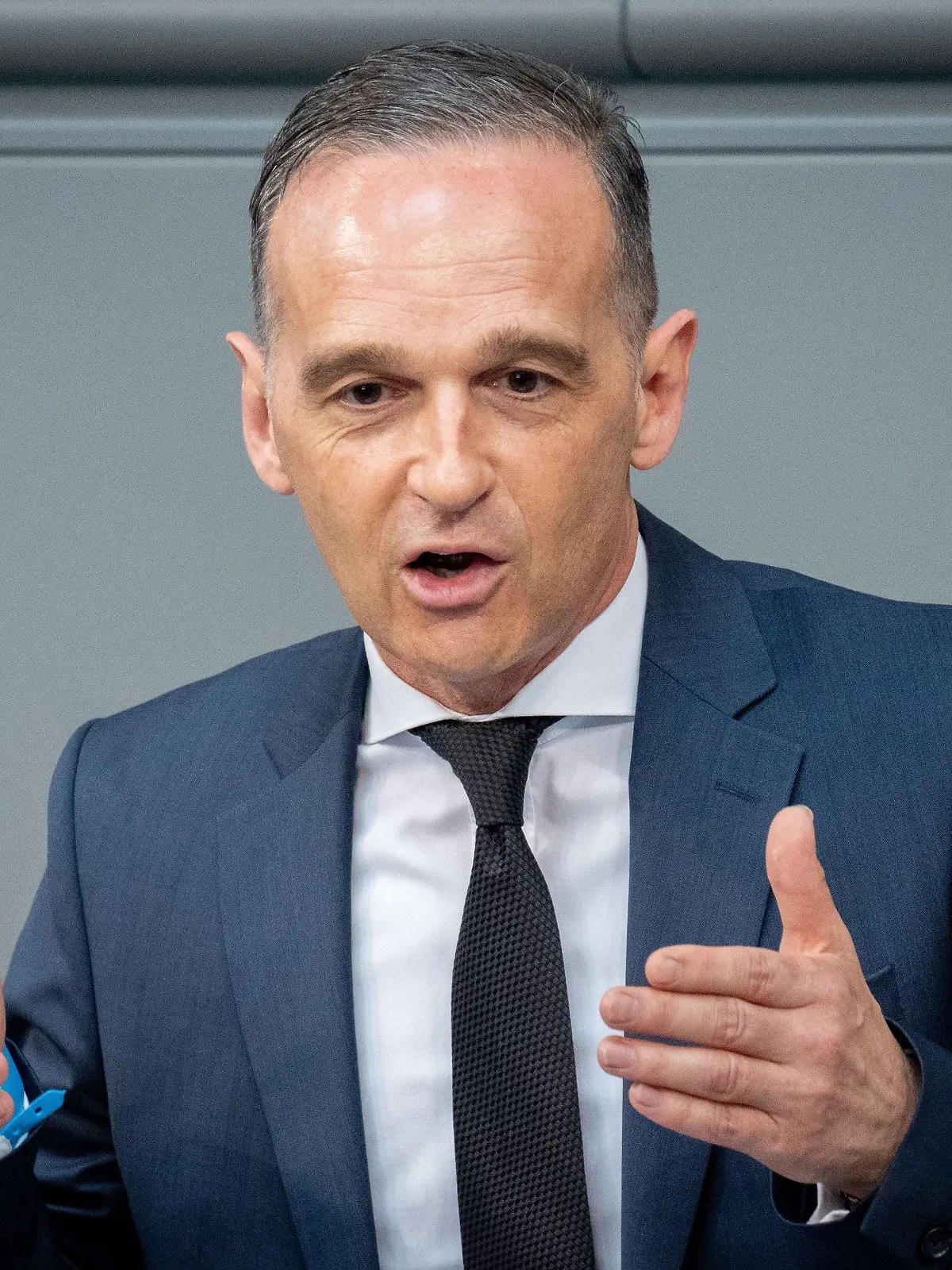 ARCHIV - 23.06.2021, Berlin: Heiko Maas (SPD), damaliger Außenminister, spricht im Bundestag zu den Abgeordneten. (zu dpa: "Ex-Außenminister Maas legt Bundestagsmandat nieder") Foto: Kay Nietfeld/dpa +++ dpa-Bildfunk +++