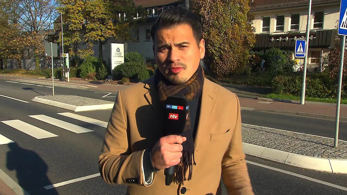 RTL Hessen-Reporter Tim Ellrich in Melsungen.