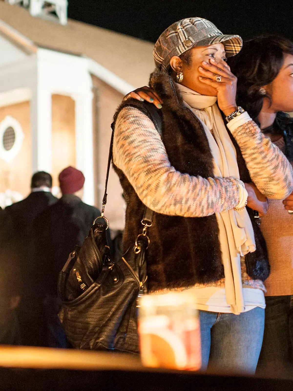 A vigil for the victims of the school shooting at Sandy Hook Elementary School in Newtown, CT, held at the Saint Rose of Lima Church in Newtown, CT on December 14, 2012.   
<P>
Pictured: Vigil
<P><B>Ref: SPL348804  141212  </B><BR/>
Picture by: Gordon M. Grant / Splash News<BR/>
</P><P>
<B>Splash News and Pictures</B><BR/>
Los Angeles:	310-821-2666<BR/>
New York:	212-619-2666<BR/>
London:	870-934-2666<BR/>
photodesk@splashnews.com<BR/>
</P>