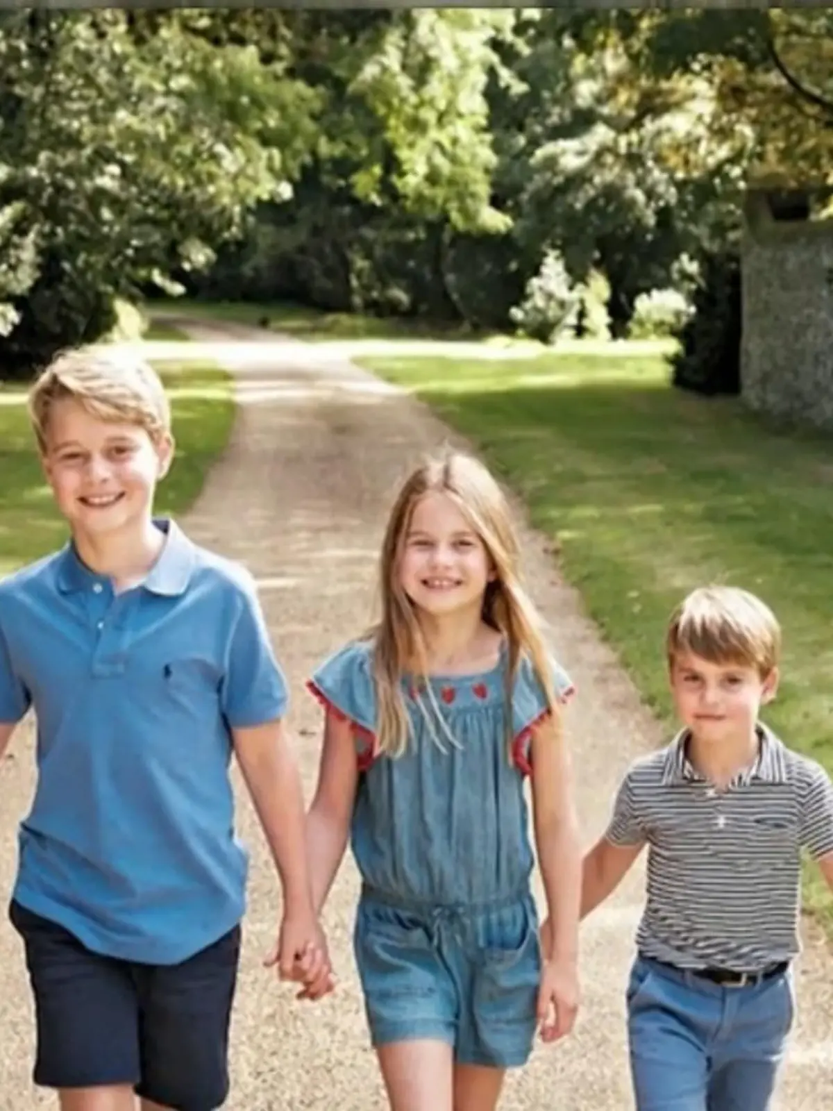 Bild zu: "Sommerliche Weihnachtsgrüsse von William und Kate"