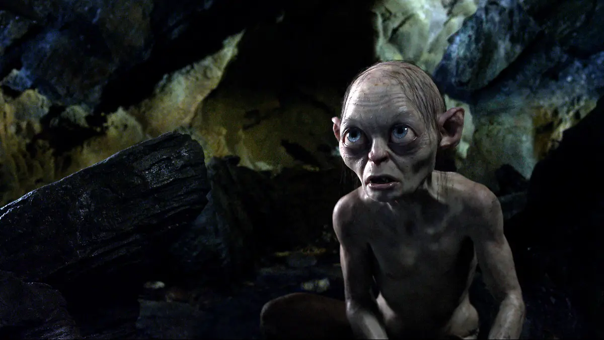 Gollum voiced by ANDY SERKIS in New Line Cinemaâ€Ös and MGM's fantasy adventure “THE HOBBIT: AN UNEXPECTED JOURNEY,†a Warner Bros. Pictures release.