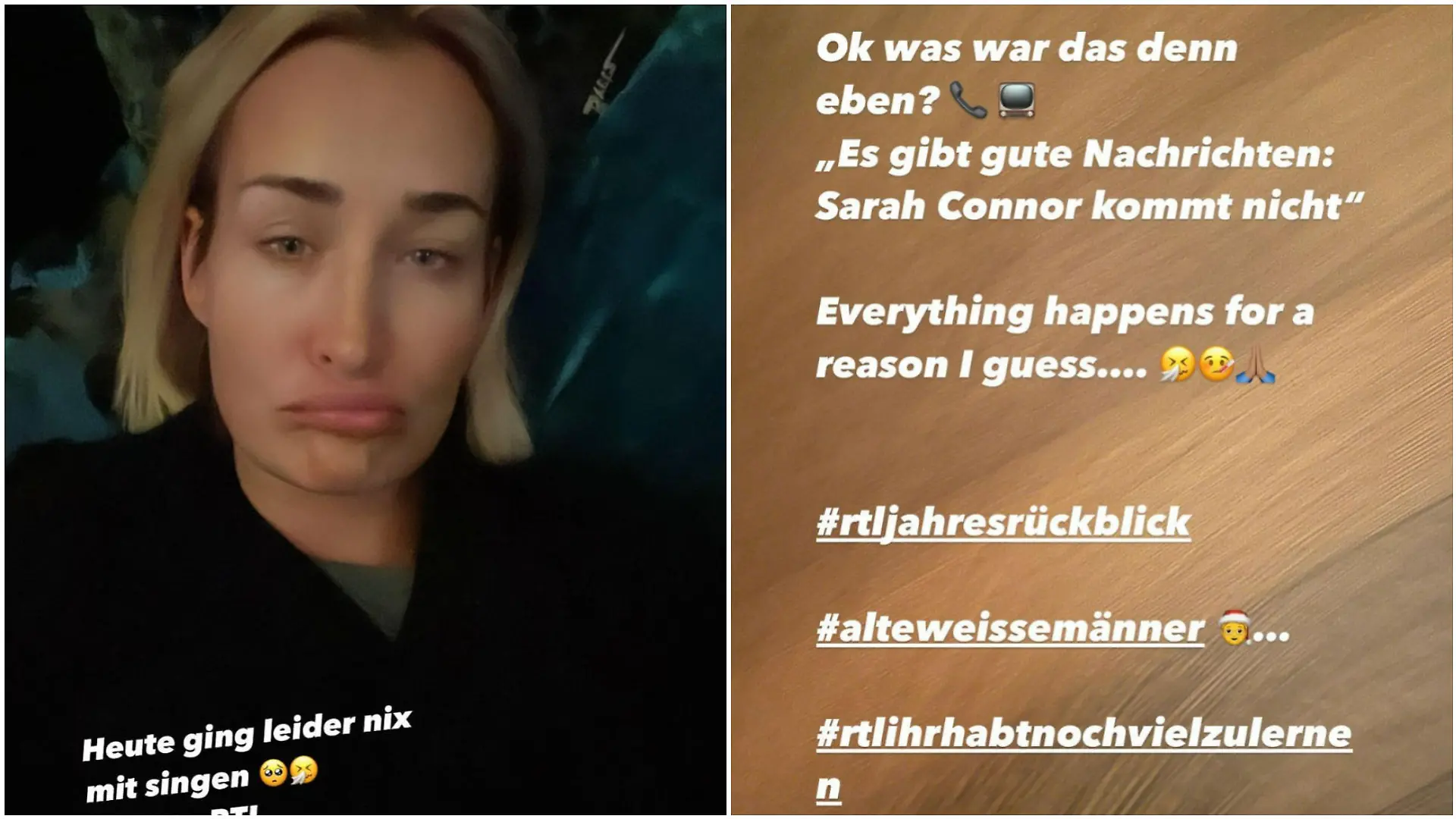 Sarah Connor reagiert auf Instagram gegen den fiesen Seitenhieb von Thomas Gottschalk.