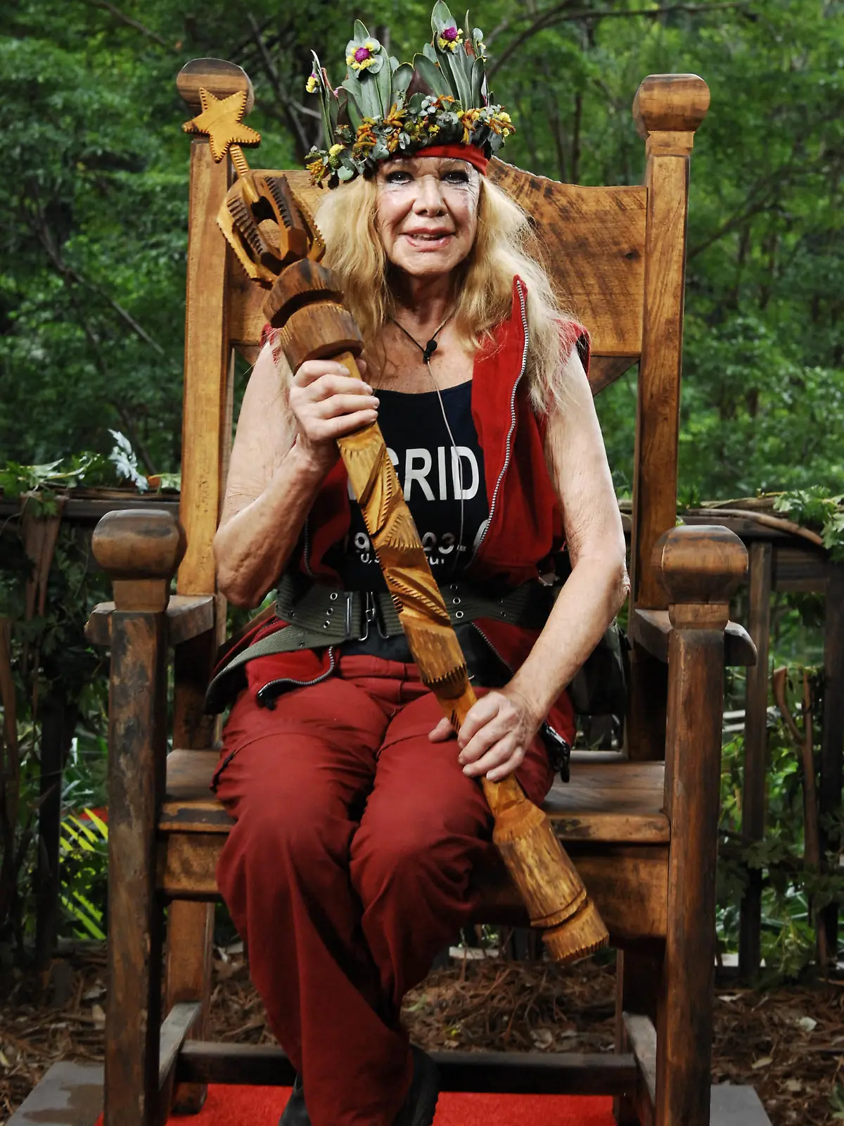 
Dschungelkönigin Ingrid van Bergen