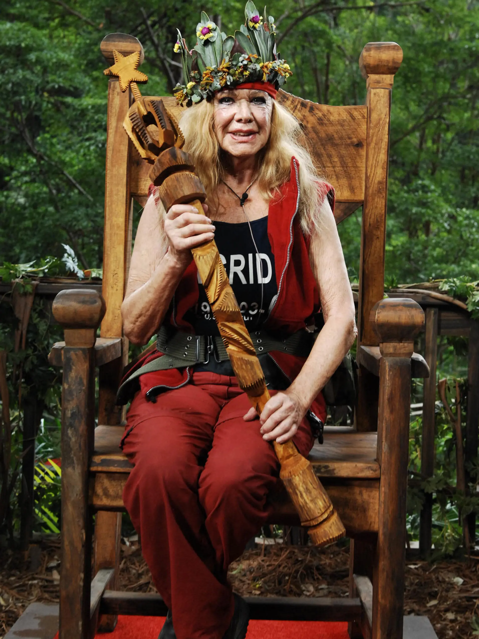 Dschungelkönigin Ingrid van Bergen