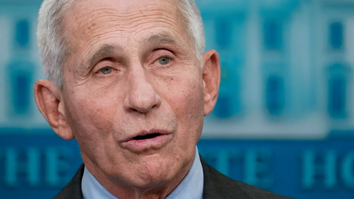 FILE - Dr. Anthony Fauci, Director of the National Institute of Allergy and Infectious Diseases, speaks during a press briefing at the White House, Nov. 22, 2022, in Washington. (AP Photo/Patrick Semansky, File)