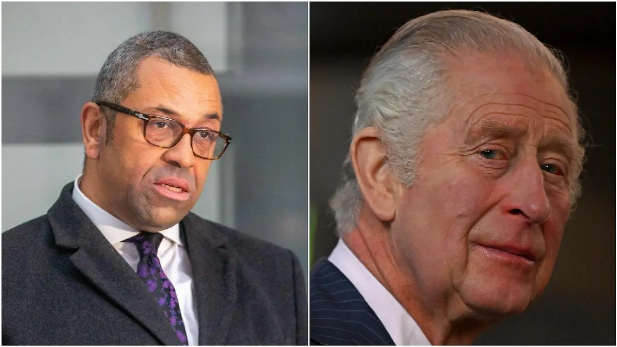 Der britische Außenminister James Cleverly verteidigt König Charles III. im aktuellen Rassismus-Skandal des Königshauses.