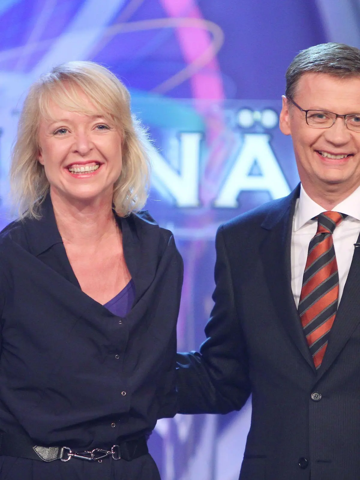 Günther Jauch mit Meike Winnemuth aus Hamburg