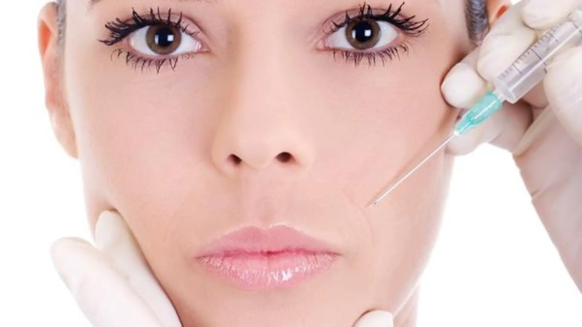 cosmetic treatment with botox injection