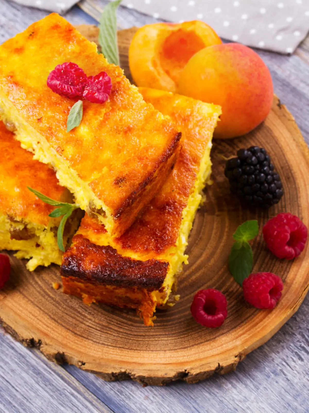 Süßes Gratin mit Beeren