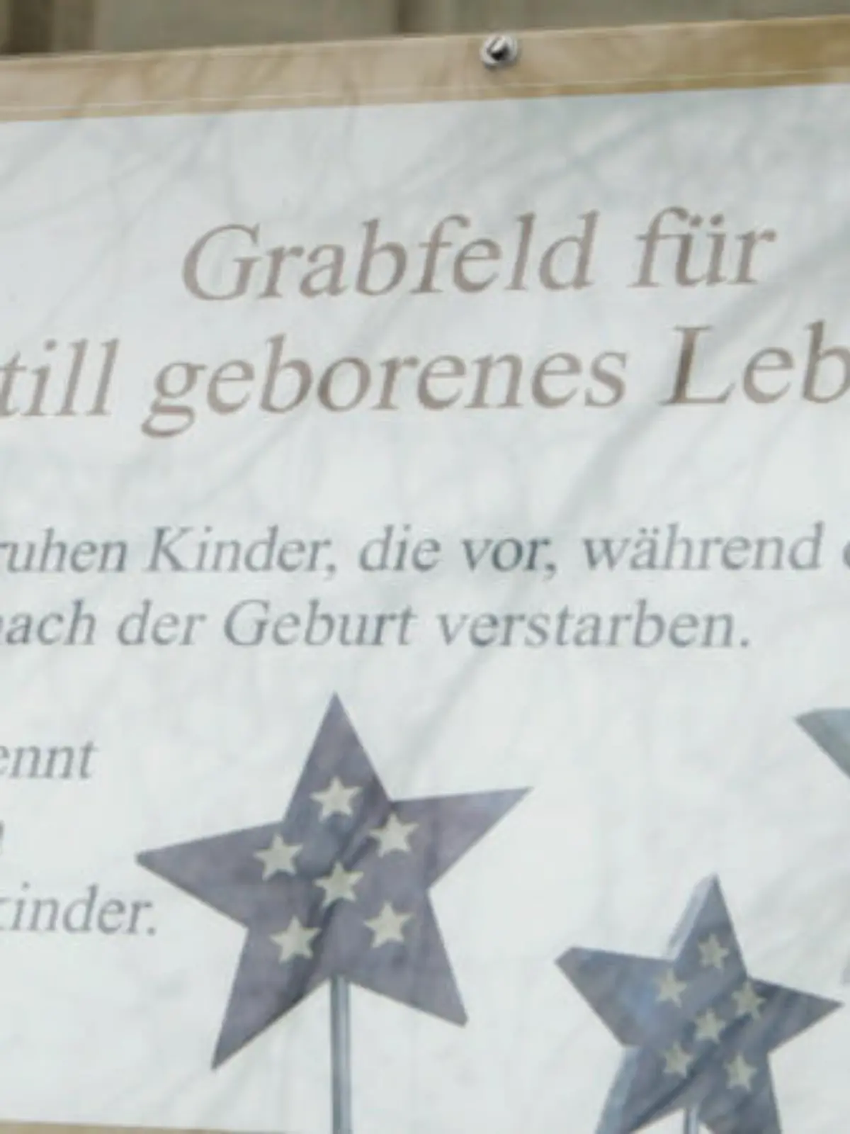 Tote Babys unter 500 Gramm werden liebevoll Sternenkinder genannt