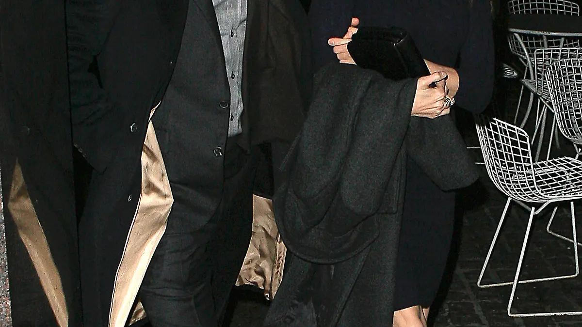 Angelina Jolie and Brad Pitt seen going out to dinner at Alto restaurant in NYC.