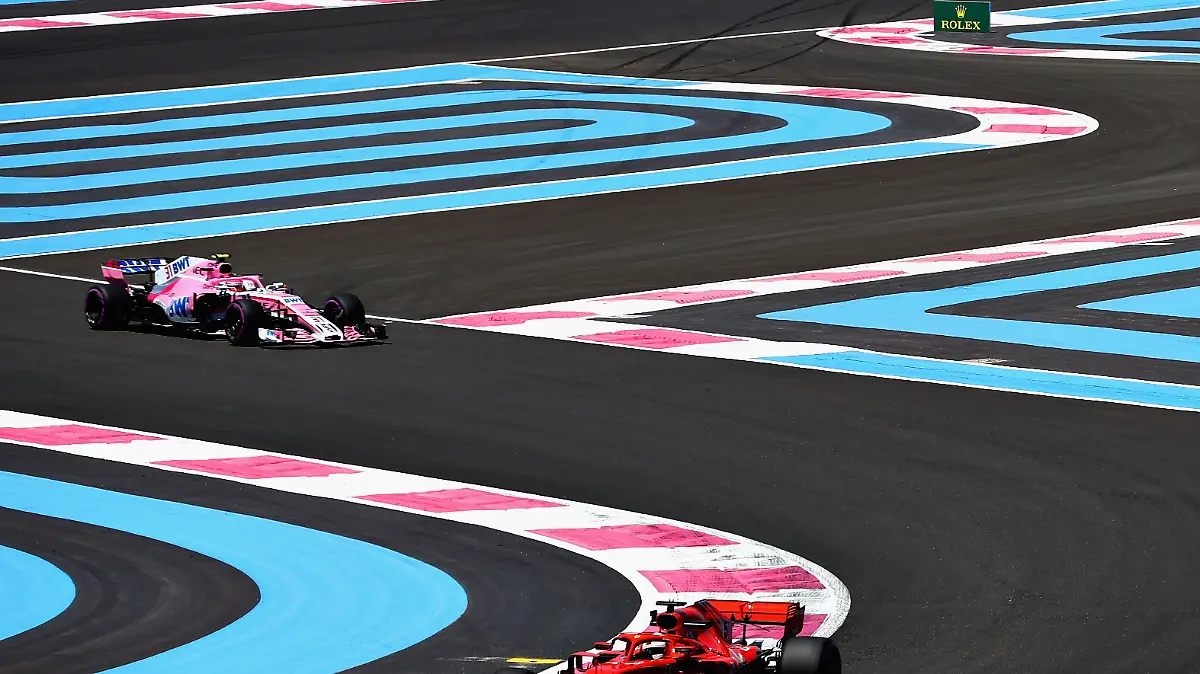 LE CASTELLET, FRANCE - JUNE 22: Sebastian Vettel of Germany driving the (5) Scuderia Ferrari SF71H on track during practice for the Formula One Grand Prix of France at Circuit Paul Ricard on June 22, 2018 in Le Castellet, France. (Photo by Mark Thompson/Getty Images)
