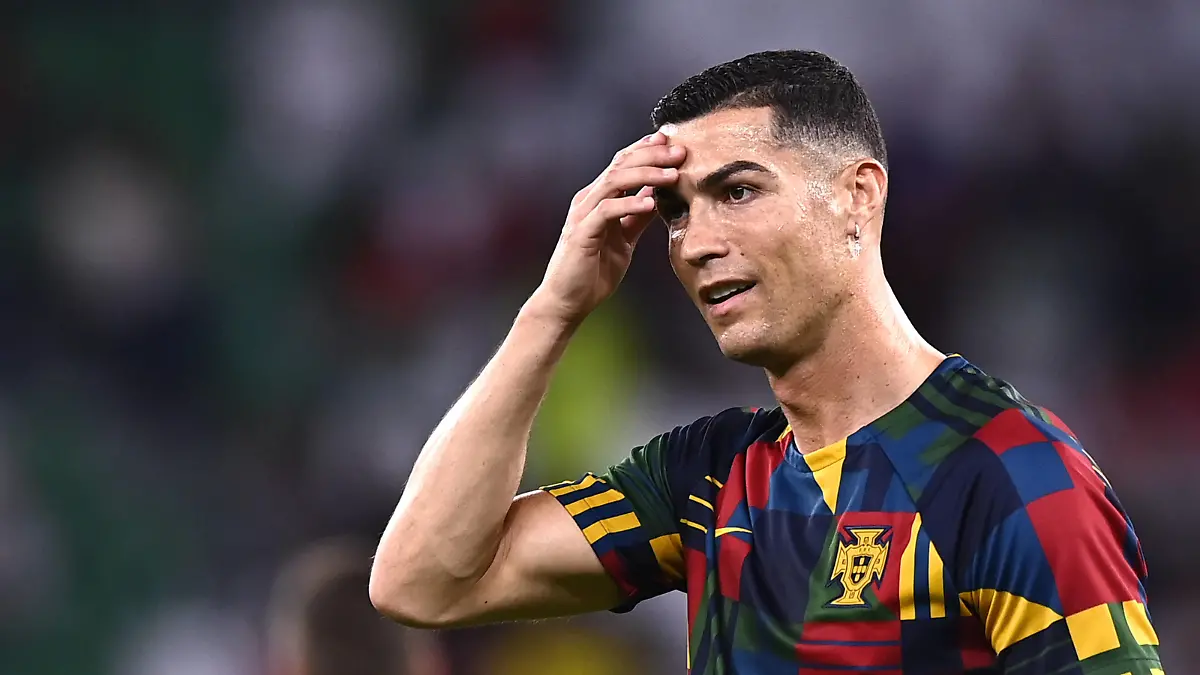 Foto Fabio Ferrari/LaPresse 02 Dicembre 2022 Doha, Qatar - - Calcio - Qatar 2022 - Coppa del Mondo Fifa - Corea del Sud vs Potogallo - Gruppo H - Fase a Gironi - Education City Stadium Nella foto: Cristinao Ronaldo December 02, 2022 Doha, Qatar - sport - Soccer - Qatar 2022- FIFA World Cup, WM, Weltmeisterschaft, Fussball - Corea del Sud vs Potogallo - Group H - group stage - Education City Stadium In the pic: Cristinao Ronaldo PUBLICATIONxNOTxINxITAxFRAxCHN Copyright: xFerrarixFabio/LaPressex 
