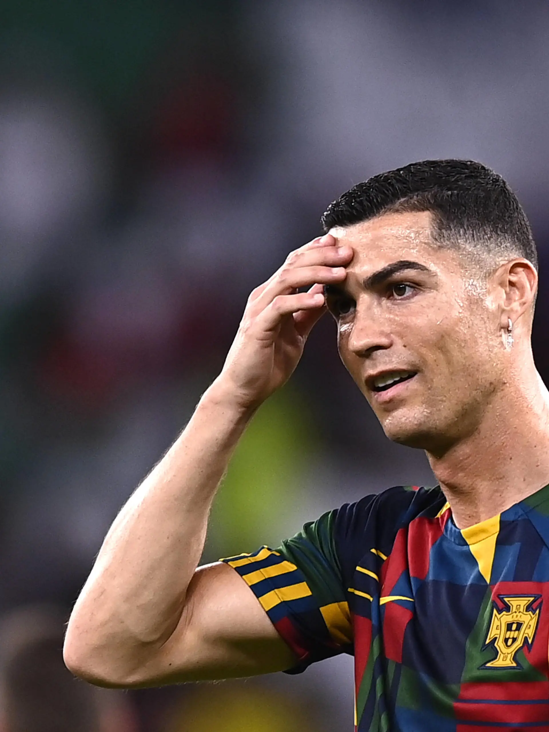 Foto Fabio Ferrari/LaPresse 02 Dicembre 2022 Doha, Qatar - - Calcio - Qatar 2022 - Coppa del Mondo Fifa - Corea del Sud vs Potogallo - Gruppo H - Fase a Gironi - Education City Stadium Nella foto: Cristinao Ronaldo December 02, 2022 Doha, Qatar - sport - Soccer - Qatar 2022- FIFA World Cup, WM, Weltmeisterschaft, Fussball - Corea del Sud vs Potogallo - Group H - group stage - Education City Stadium In the pic: Cristinao Ronaldo PUBLICATIONxNOTxINxITAxFRAxCHN Copyright: xFerrarixFabio/LaPressex 