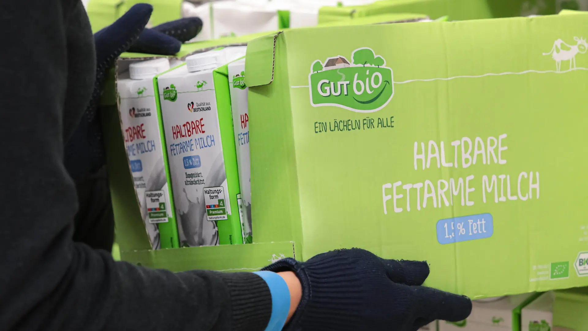 Aldi stellt ab 2024 Trinkmilch vollständig auf höhere Haltungsformen um.