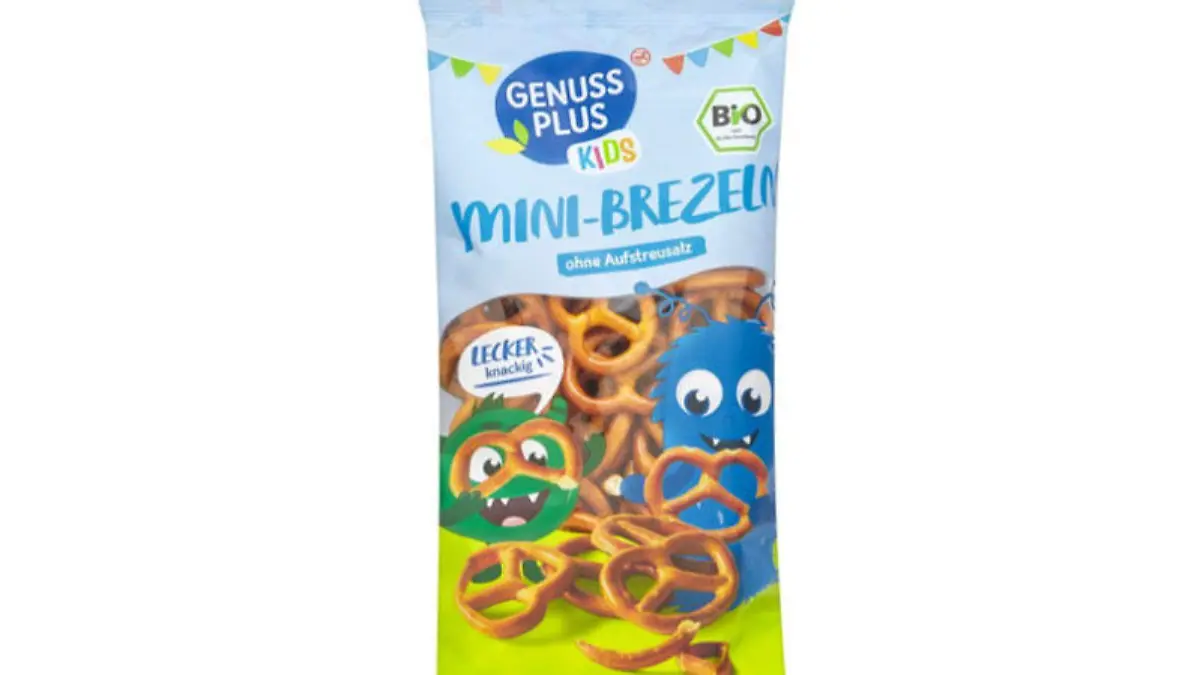Rossmanns "GenussPlus Kids – Mini Brezel ohne Aufstreusalz" wird zurückgerufen - der Artikel kann in die Verkaufsstellen zurückgebracht werden, der Kaufpreis wird erstattet.