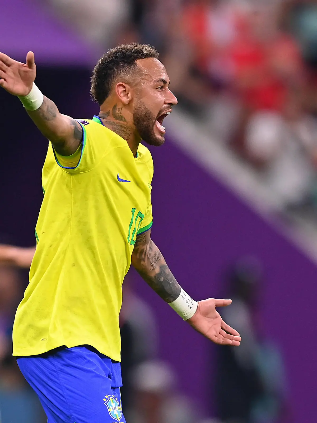  FUSSBALL WM 2022 VORRUNDE GRUPPE G Brasilien - Serbien 24.11.2022 Neymar Brasilien *** FOOTBALL WORLD CUP 2022 PRE-ROUND GROUP G Brazil Serbia 24 11 2022 Neymar Brazil