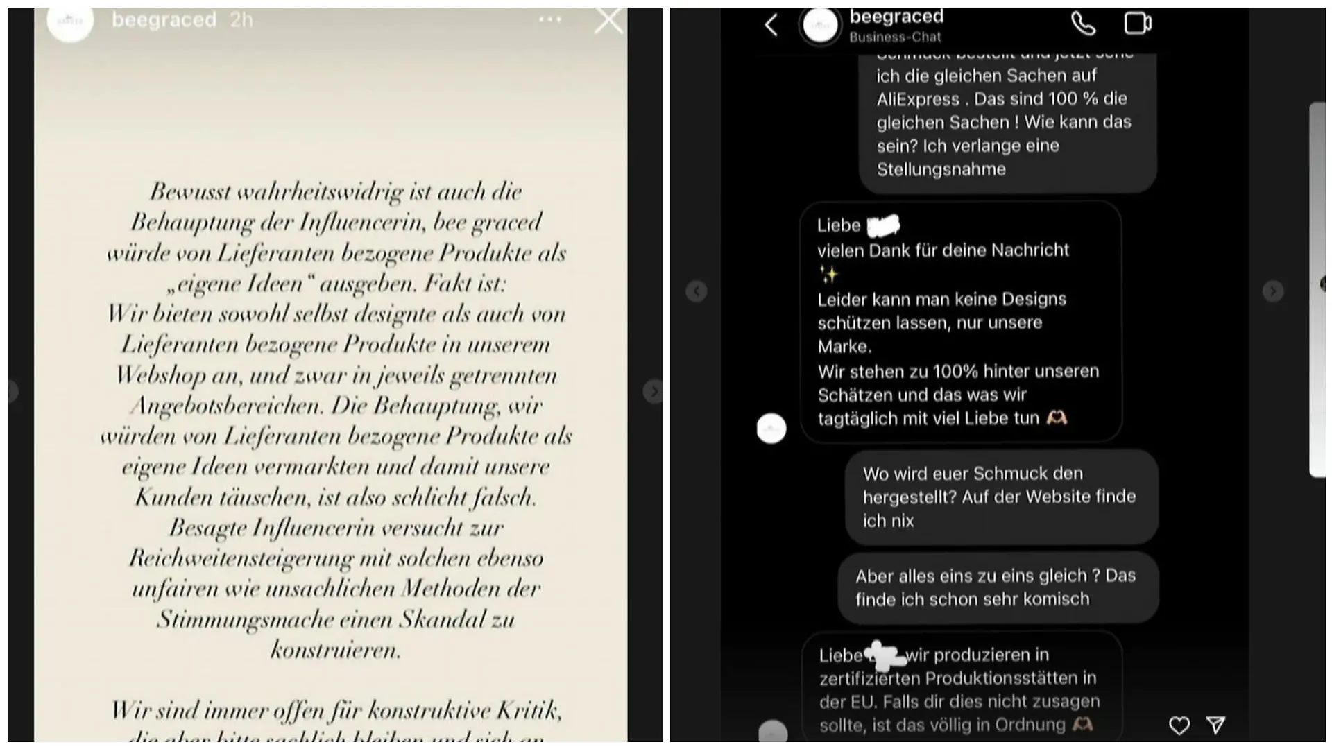 Screenshots zu "bee GRACED"