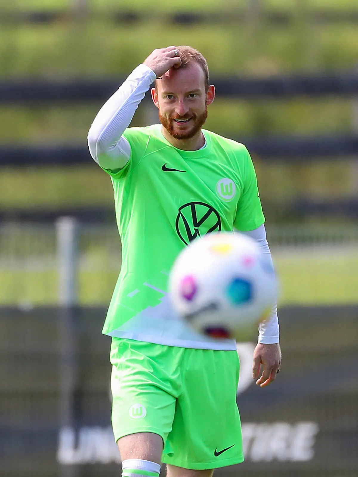 VfL Trainingslager, Österreich Seefeld in Tirol, 19.07.2023, FUßBALL - VfL Wolfsburg, Sommertrainingslager, 1. Bundesliga, Saison 2023/24. Maximilian Arnold VfL Wolfsburg Seefeld *** VfL training camp, Austria Seefeld in Tirol, 19 07 2023, FOOTBALL VfL Wolfsburg, summer training camp, 1 Bundesliga, season 2023 24 Maximilian Arnold VfL Wolfsburg Seefeld