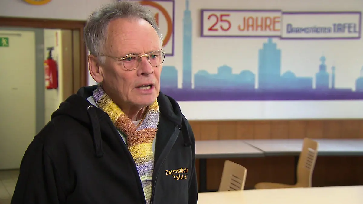 Gert Hausschild, zweiter Vorsitzender der Tafel Darmstadt.