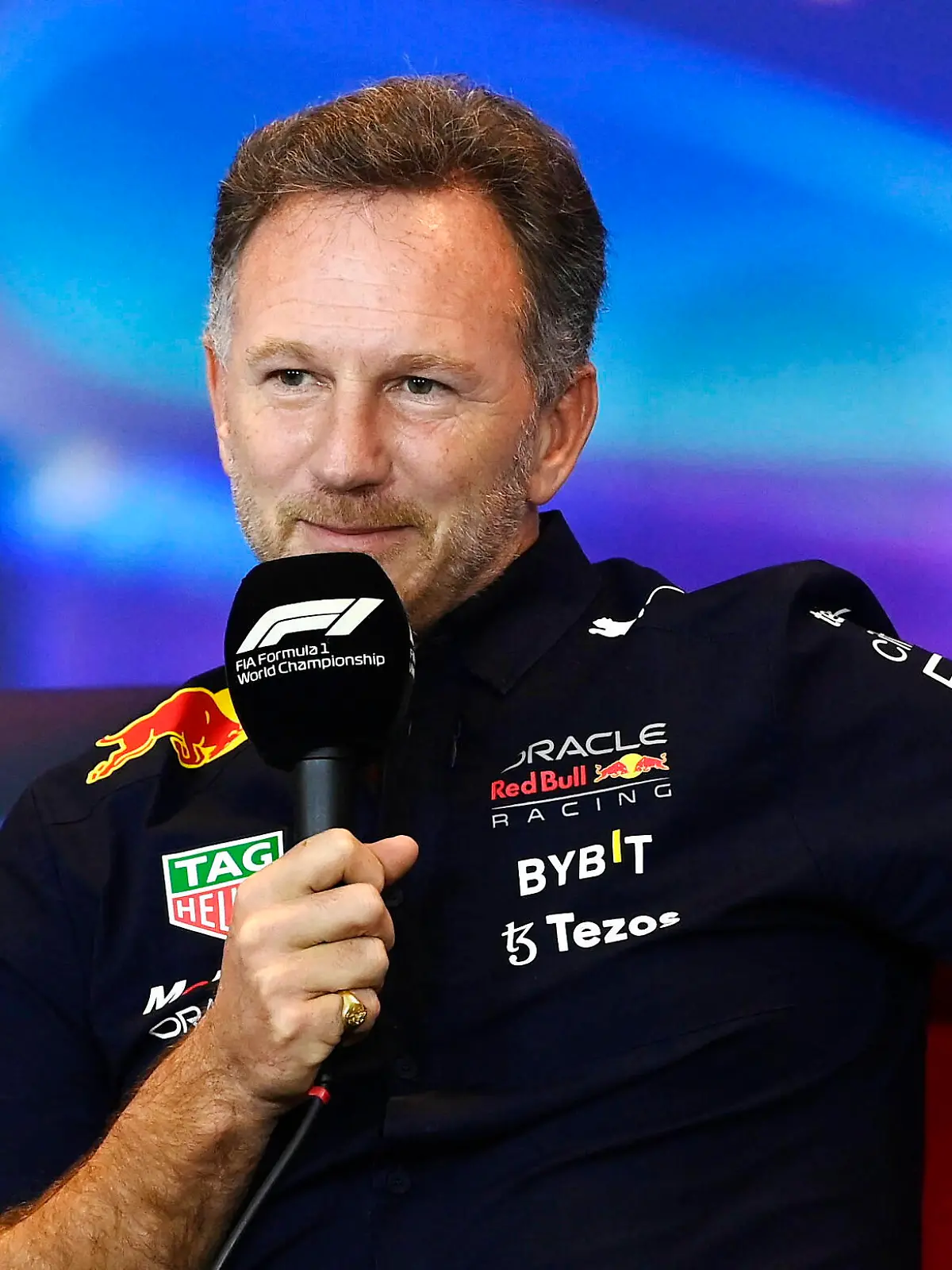  Formula 1 2022: Abu Dhabi GP YAS MARINA CIRCUIT, UNITED ARAB EMIRATES - NOVEMBER 19: Christian Horner, Team Principal, Red Bull Racing, attends the press conference, PK, Pressekonferenz during the Abu Dhabi GP at Yas Marina Circuit on Saturday November 19, 2022 in Abu Dhabi, United Arab Emirates. Photo by Gareth Harford / Sutton Images Images PUBLICATIONxINxGERxSUIxAUTxHUNxONLY GP2222_080326_GH16835