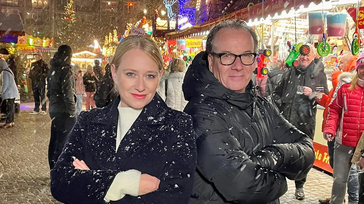 Nadine & Martin to Roxel auf dem Weihnachtsmarkt in Brandenburg an der Havel