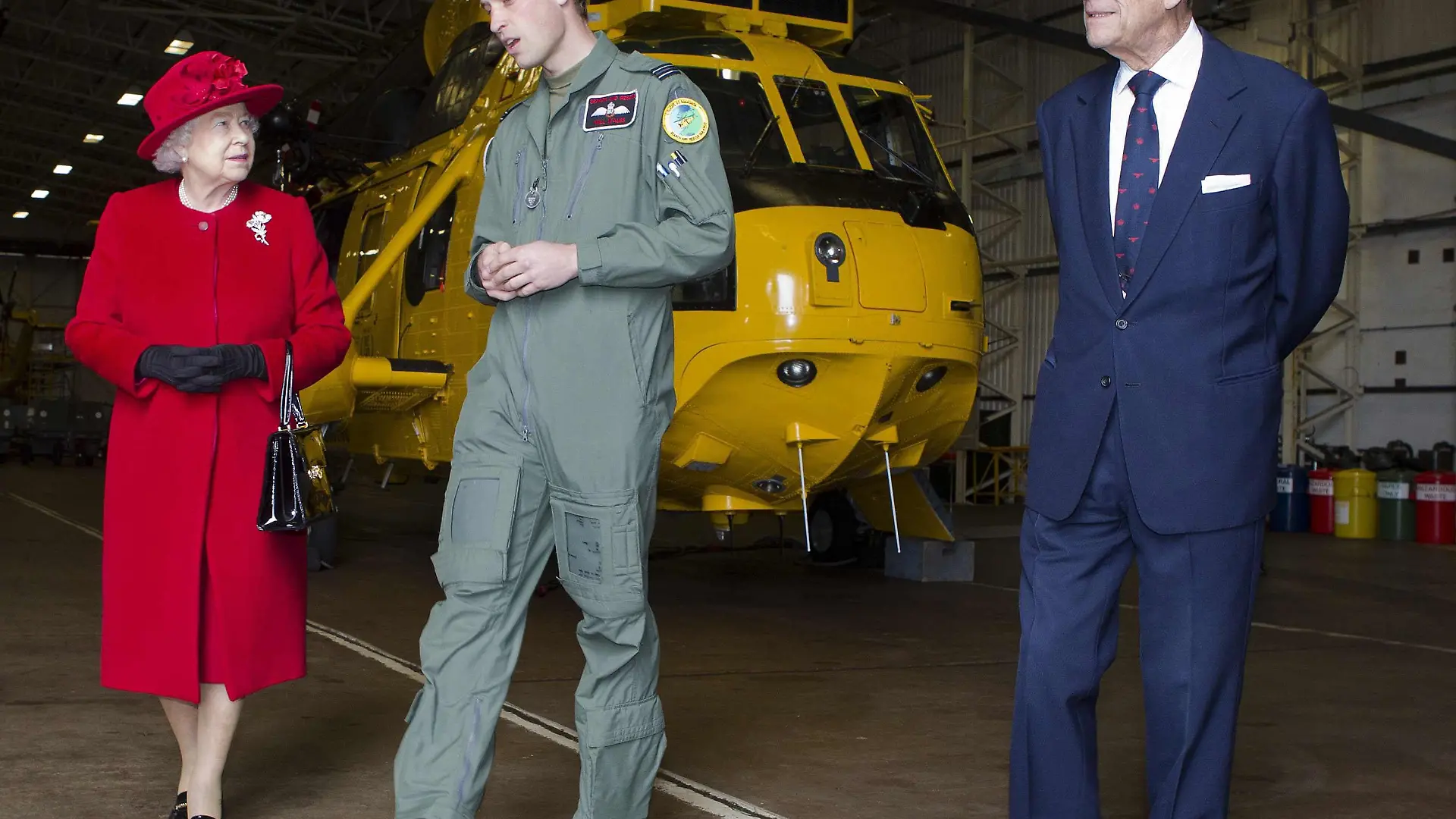 Prince William takes to the controls of a Royal Navy Search and Rescue Sea King helicopter at RAF Valley in Anglesey, North Wales. His grand parents HRH Queen Elizabeth and Prince Philip were given a guided tour by their grandson when they visited his air base.
<P>
Pictured: Prince William's RAF Squadron badge
<P><B>Ref: SPL261739  010411  </B><BR/>
Picture by: MOD/Splash News<BR/>
</P><P>
<B>Splash News and Pictures</B><BR/>
Los Angeles:	310-821-2666<BR/>
New York:	212-619-2666<BR/>
London:	870-934-2666<BR/>
photodesk@splashnews.com<BR/>
</P>