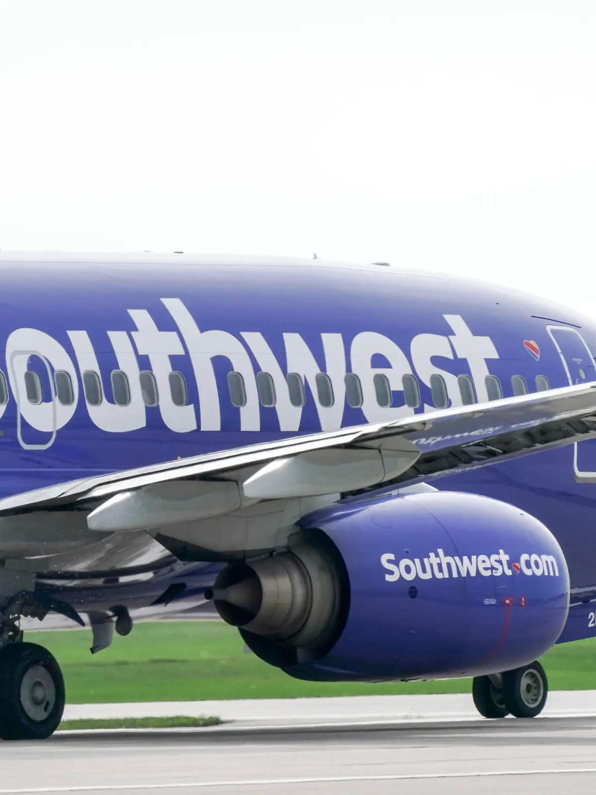 A Southwest Airlines flight takes off from General Mitchell International Airport Wednesday, Oct. 13, 2021, in Milwaukee. (AP Photo/Morry Gash)