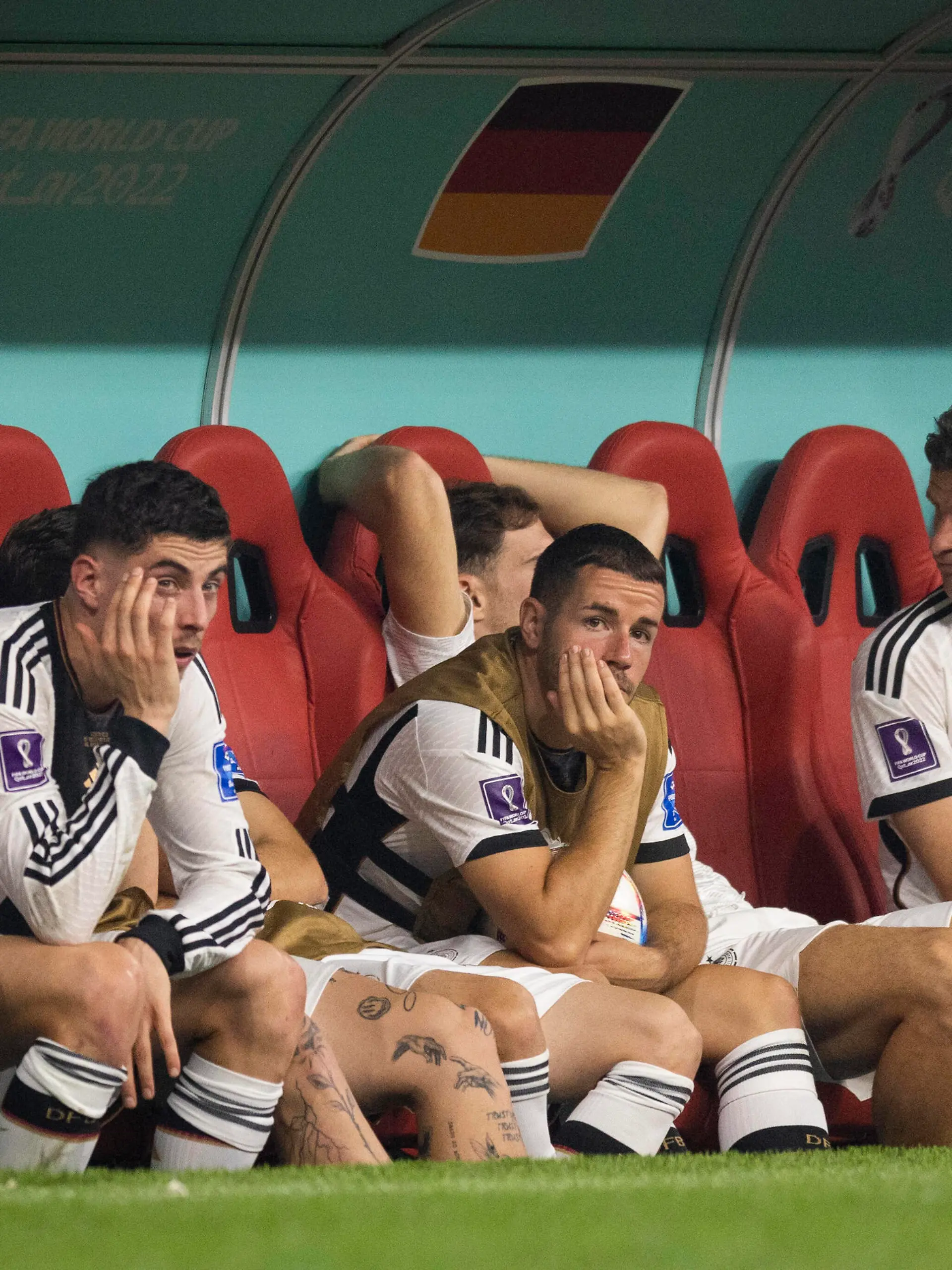 Doha, Qatar. 1st Dec, 2022. Kai Havertz Deutschland, David Raum Deutschland, Christian Günter Deutschland, Thomas Müller Deutschland Costa Rica - Germany Costa Rica - Deutschland World Cup 2022 in Qatar 01.12.2022 Credit: Moritz Müller *** Doha, Qatar 1st Dec, 2022 Kai Havertz Germany , David Raum Germany , Christian Günter Germany , Thomas Müller Germany Costa Rica Germany Costa Rica Germany World Cup 2022 in Qatar 01 12 2022 Credit Moritz Müller