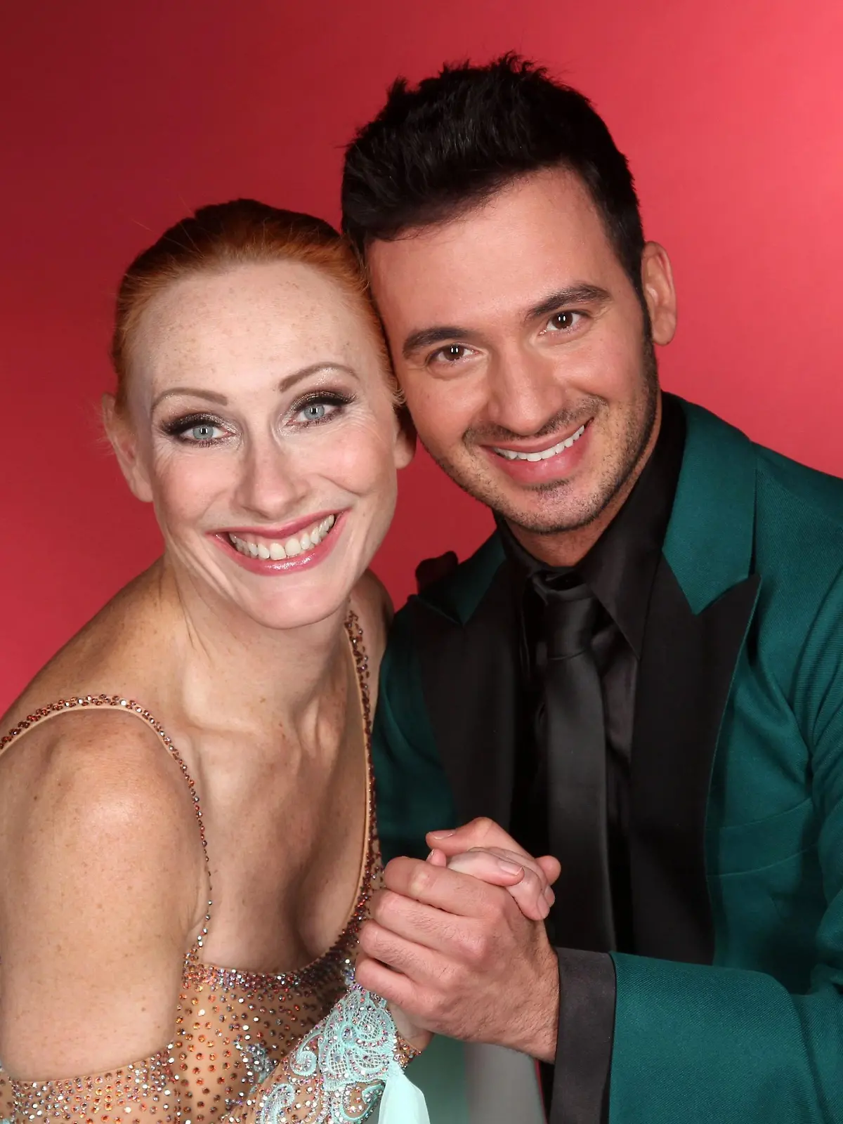 Die preisgekrönte Tatort-Kommissarin und leidenschaftliche Tänzerin, Schauspielerin Andrea Sawatzki (48) tanzt mit dem Profitänzer Stefano Terrazzino (31) aus Warschau (Polen) um den Titel "Dancing Star 2011"