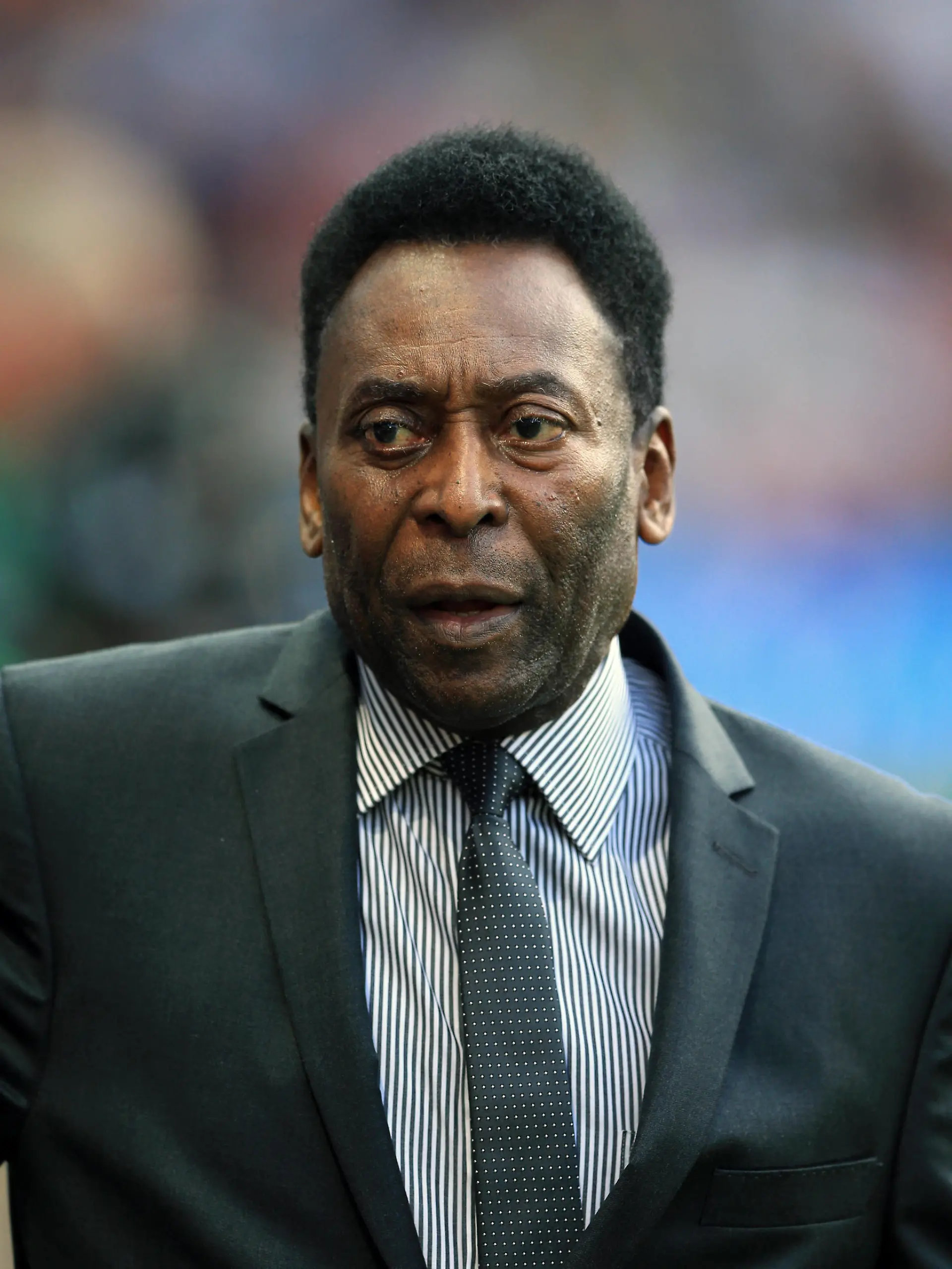 Pele File Photo File photo dated 05-06-2016 of Guest of honour Pele during Soccer Aid 2016. Issue date: Tuesday September 14, 2021. FILE PHOTO EDITORIAL USE ONLY No use with unauthorised audio, video, data, fixture lists, club/league logos or live services. Online in-match use limited to 75 images, no video emulation. No use in betting, games or single club/league/player publicat... PUBLICATIONxINxGERxSUIxAUTxONLY Copyright: xNigelxFrenchx 62417001 