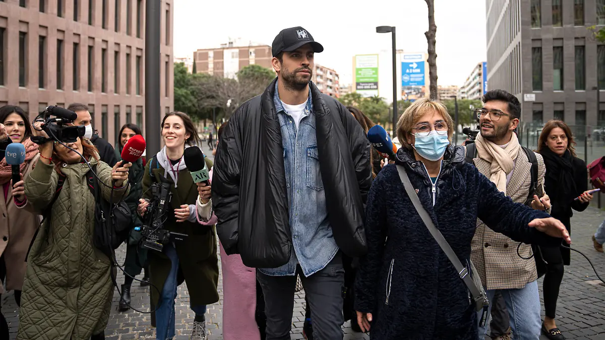 Shakira and Gerard Pique at the Barcelona courts to sign the custody agreement for their children. Thursday, December 1, 2022
Pictured: Pique
Ref: SPL5507023 011222 NON-EXCLUSIVE
Picture by: GTres / SplashNews.com
Austria Rights, Germany Rights, Switzerland Rights