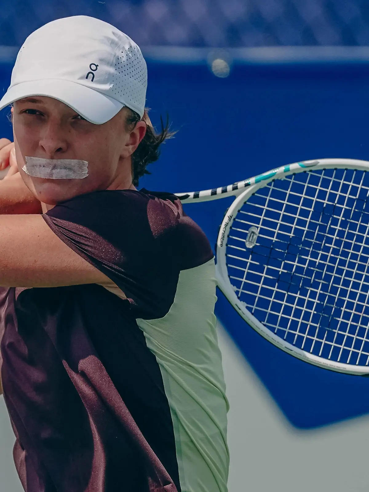 August 4, 2023, Montreal, Quebec, Canada: National Bank Open at IGA Stadium ,Montreal,Quebec,Canada on August-04-2023.Iga swiatek from poland during training at the WTA, Tennis Damen 1000 series national bank open tournament. Montreal Canada - ZUMAl128 20230804_zap_l128_002 Copyright: xPatricexLapointex