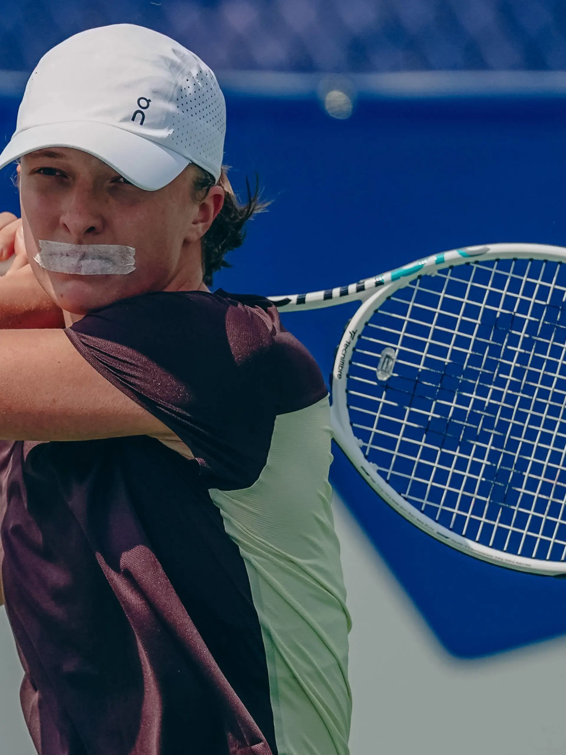 August 4, 2023, Montreal, Quebec, Canada: National Bank Open at IGA Stadium ,Montreal,Quebec,Canada on August-04-2023.Iga swiatek from poland during training at the WTA, Tennis Damen 1000 series national bank open tournament. Montreal Canada - ZUMAl128 20230804_zap_l128_002 Copyright: xPatricexLapointex