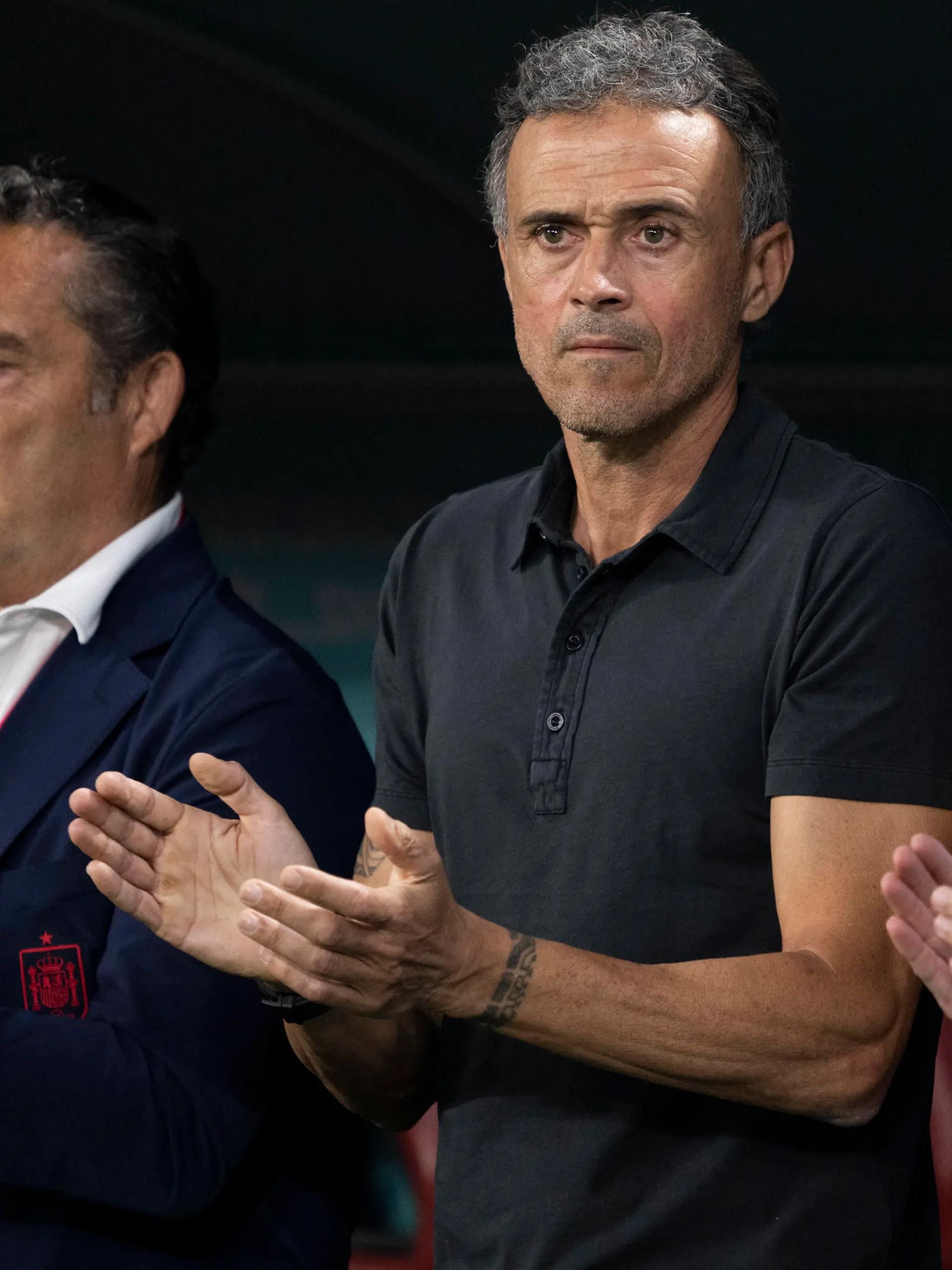  DOHA, QATAR - DECEMBER 01: Spain Manager Luis Enrique during the FIFA World Cup, WM, Weltmeisterschaft, Fussball Qatar 2022 Group E match between Japan and Spain at Khalifa International Stadium on December 1, 2022 in Doha, Qatar. Photo by Sebastian Frej/MB Media WCS PUBLICATIONxINxGERxSUIxAUTxONLY Copyright: xSebastianxFrej/MBxMediax