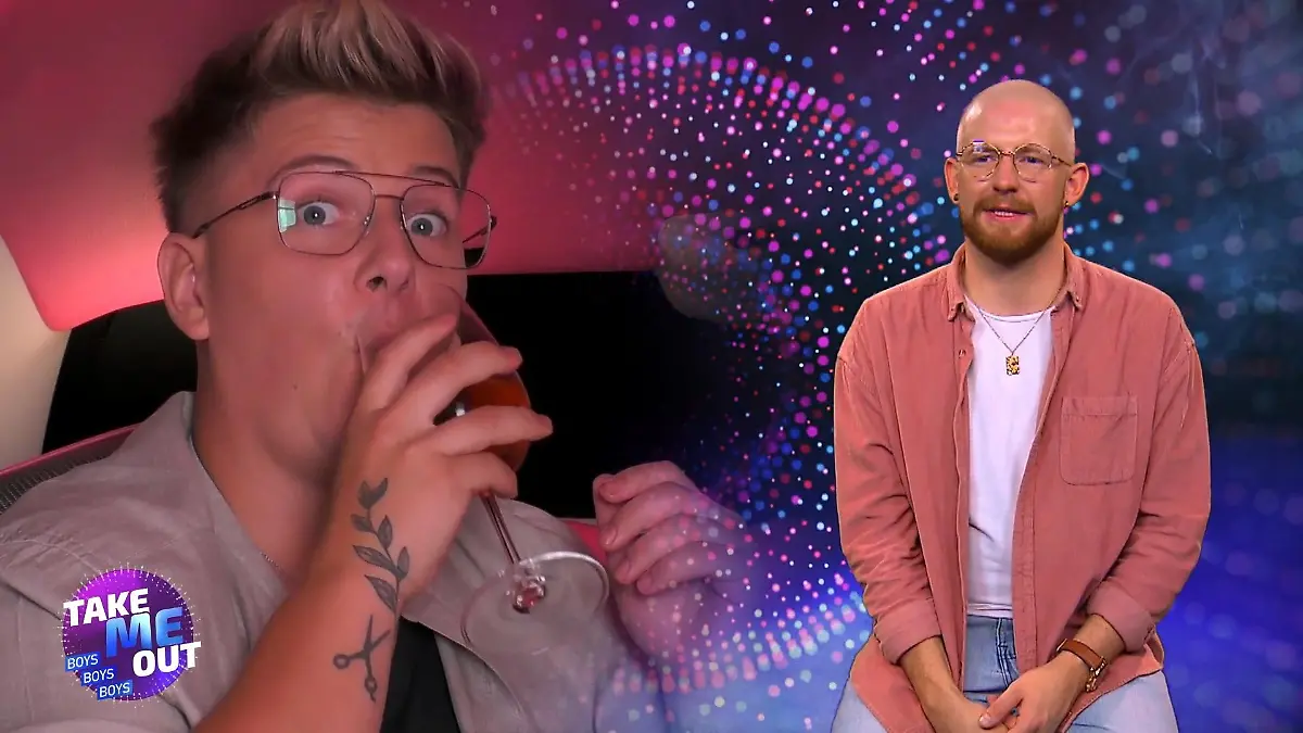 Prost! Mirko und John lassen die Korken knallen Take Me Out Boys, Boys, Boys: Exklusives Limo-Date
