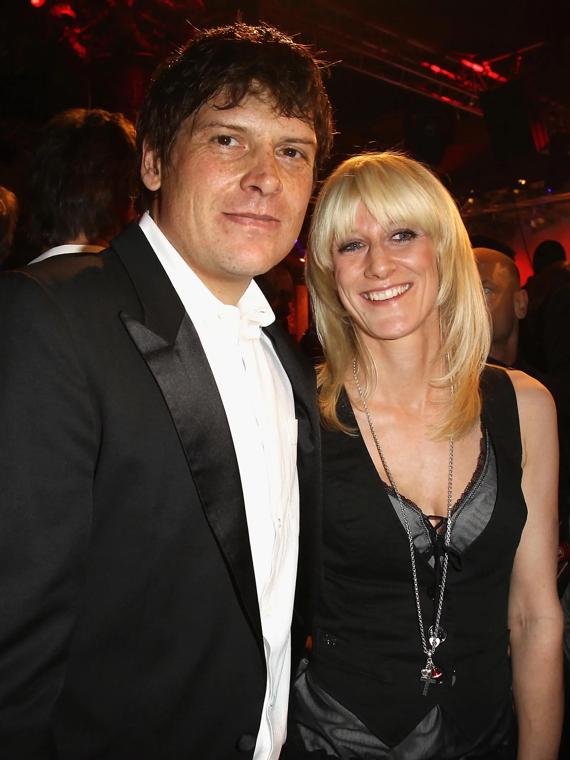 COLOGNE, GERMANY - FEBRUARY 01:  Jan Ullrich and his wife Sara Ullrich attend the Lambertz Monday Night Schoko & Fashion party at the Alten Wartesaal on February 1, 2010 in Cologne, Germany.  (Photo by Andreas Rentz/Getty Images)