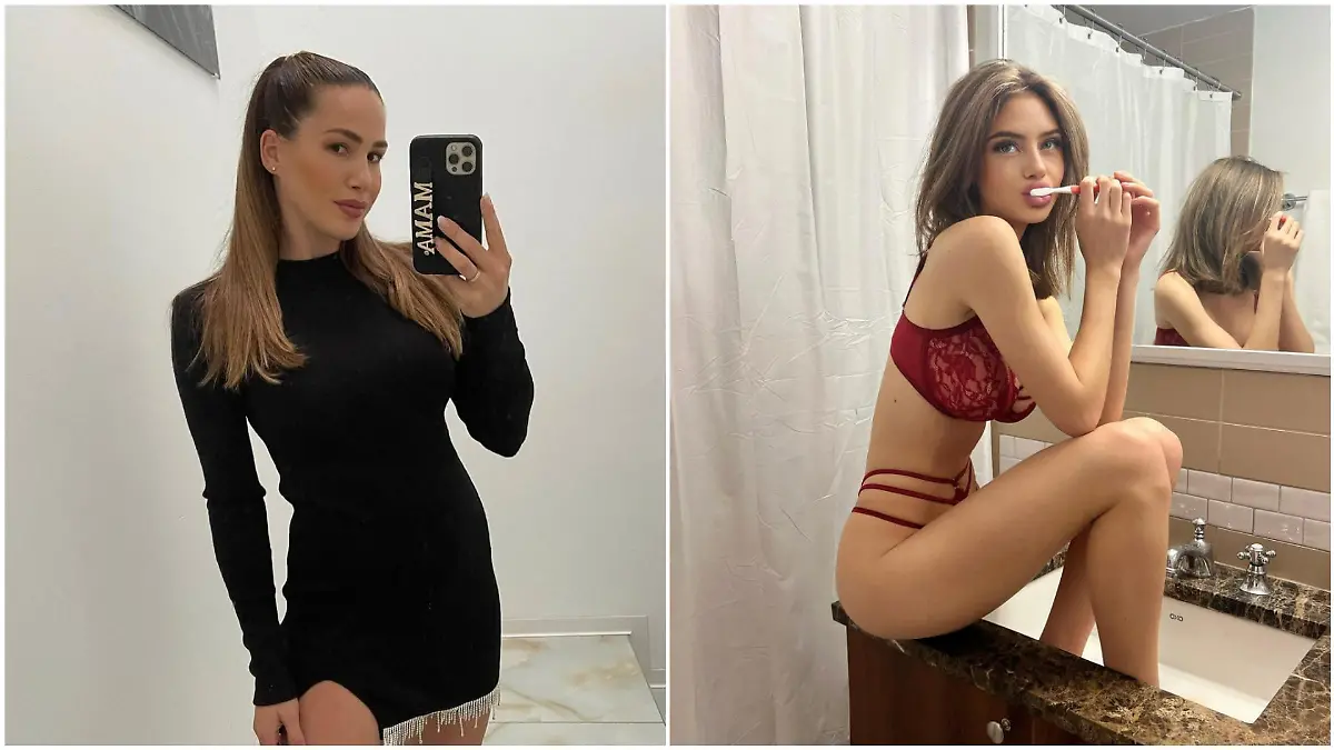 Angelina Pannek kann sich eine witzige Reaktion auf Leni Klums Waschbecken-Foto nicht verkneifen.