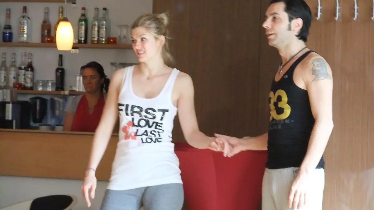 Nina Bott und Roberto Albanese