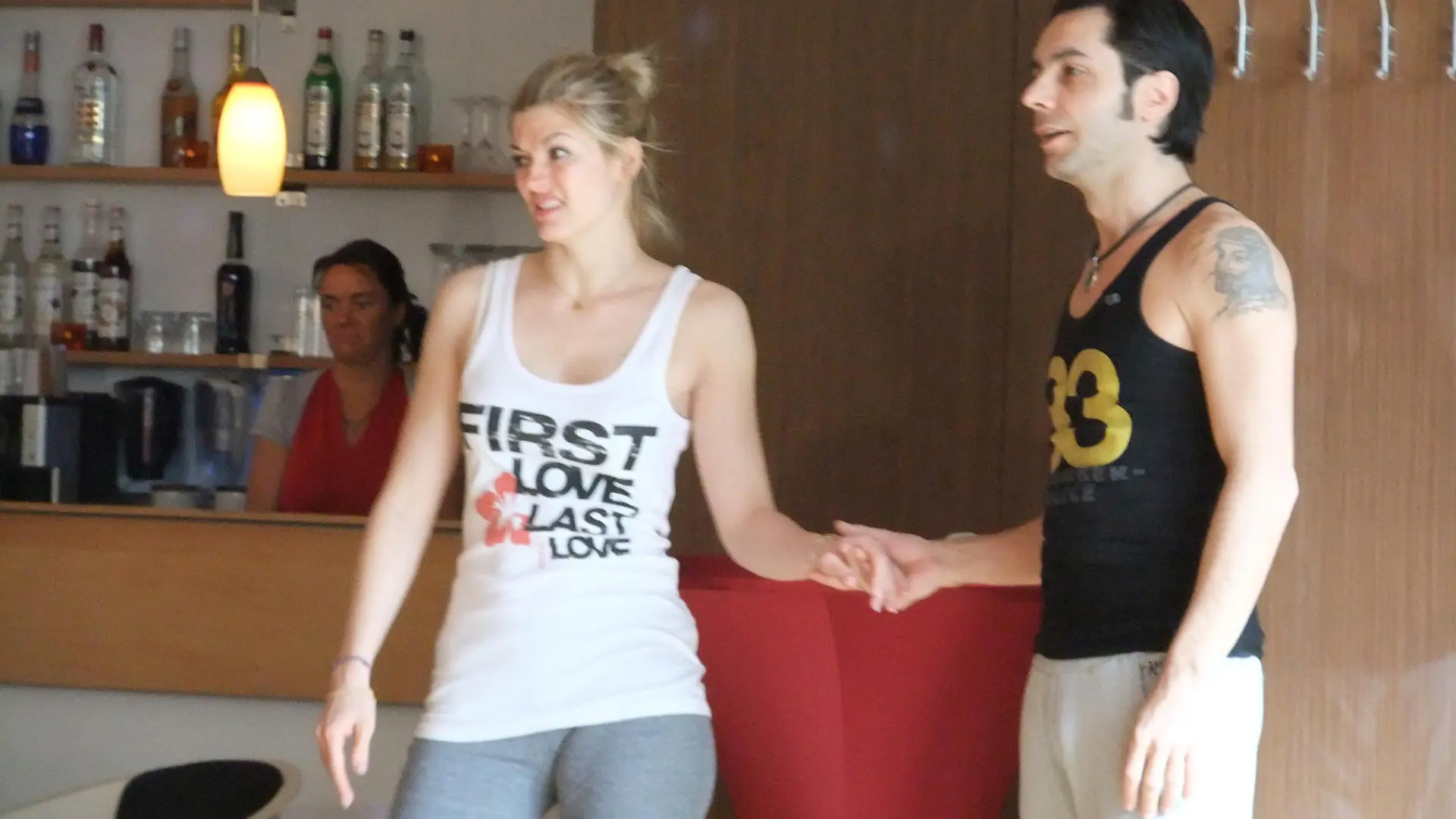 Nina Bott und Roberto Albanese